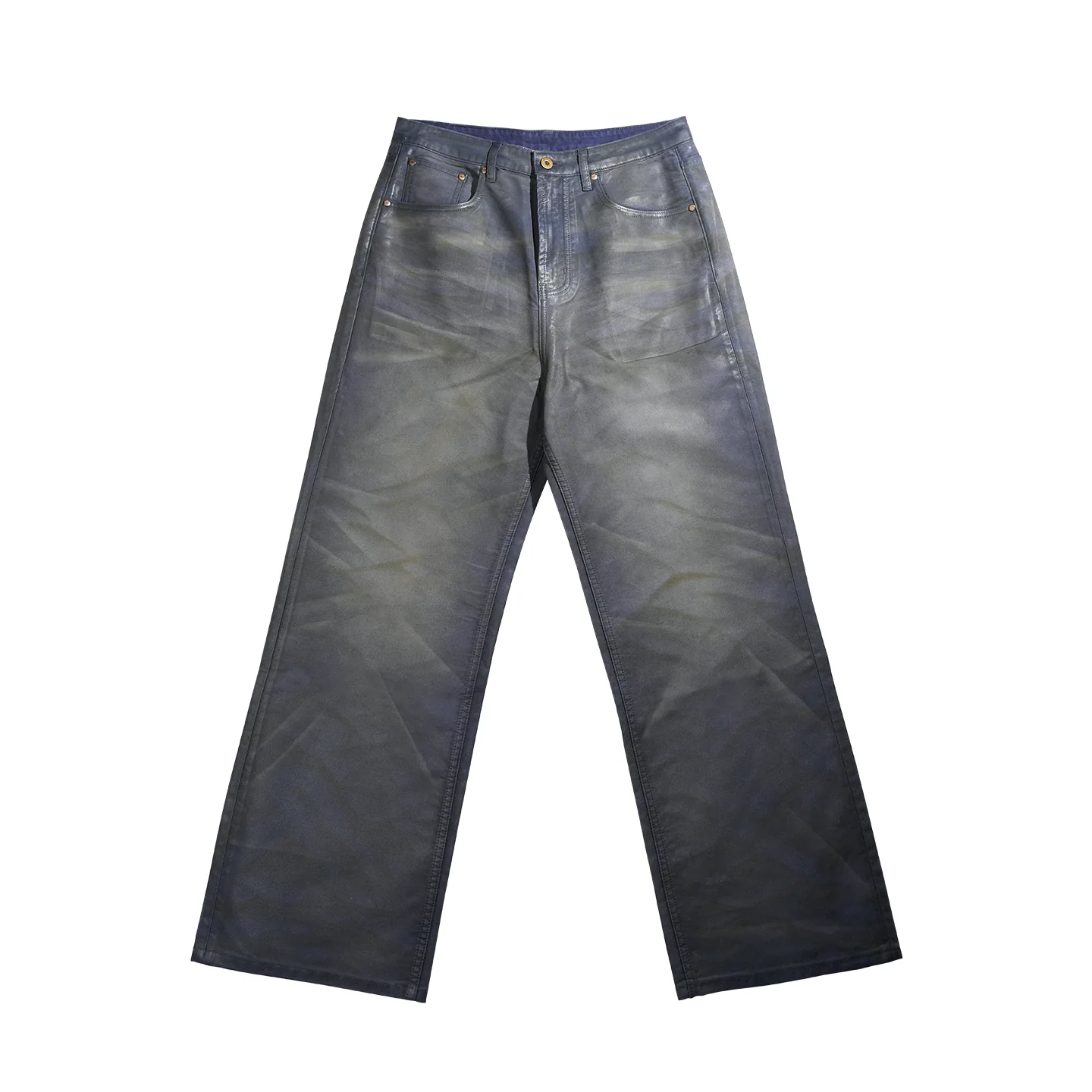Washed Moleskin Wide-Leg Jeans - Image 4