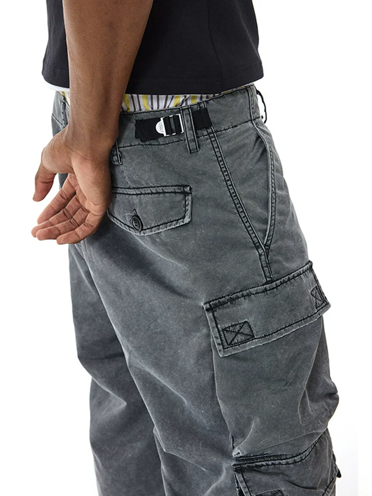 Washed Nylon Cargo Capris - Image 4
