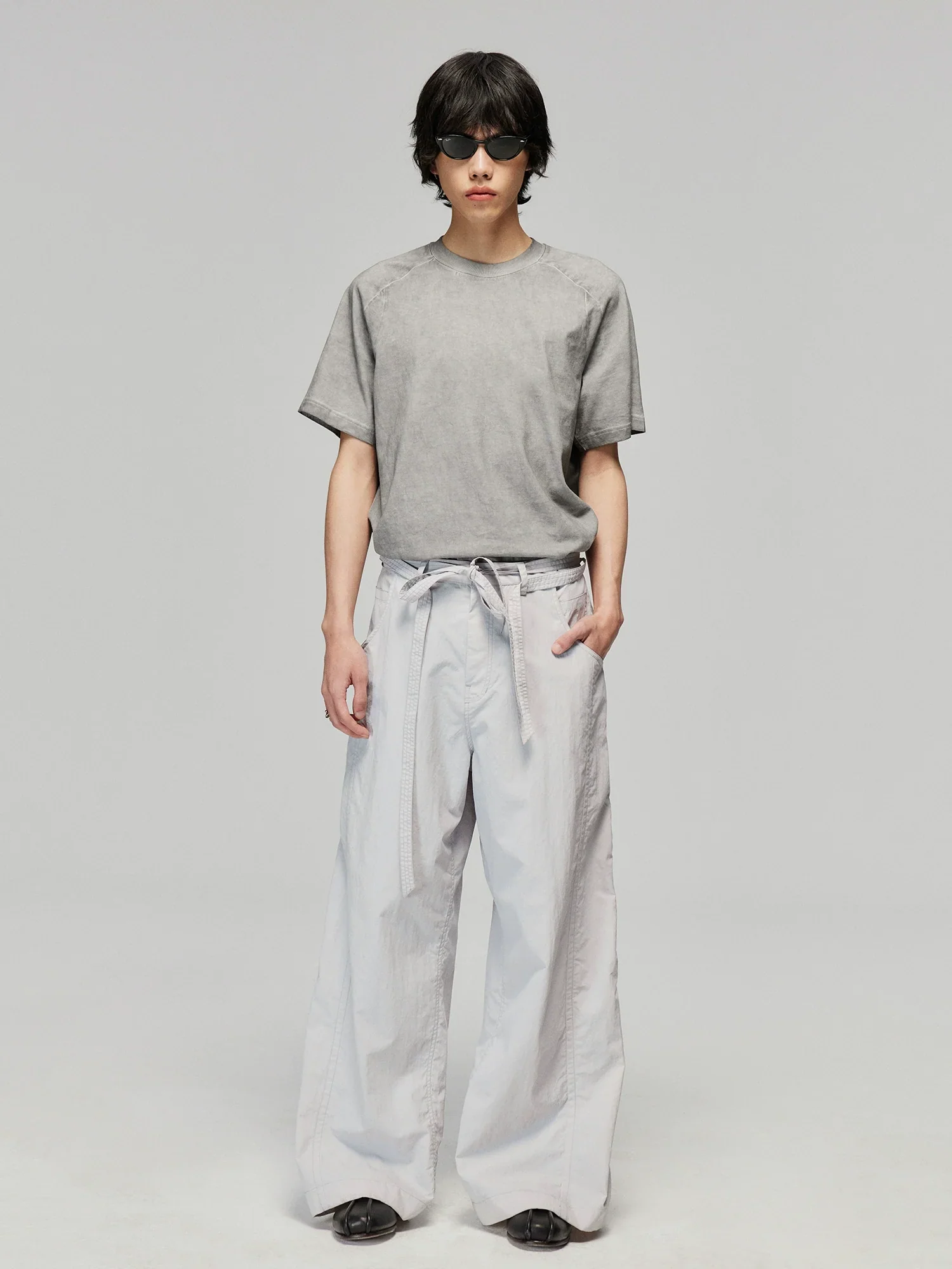 Washed Raglan Cotton T-Shirt - Image 2