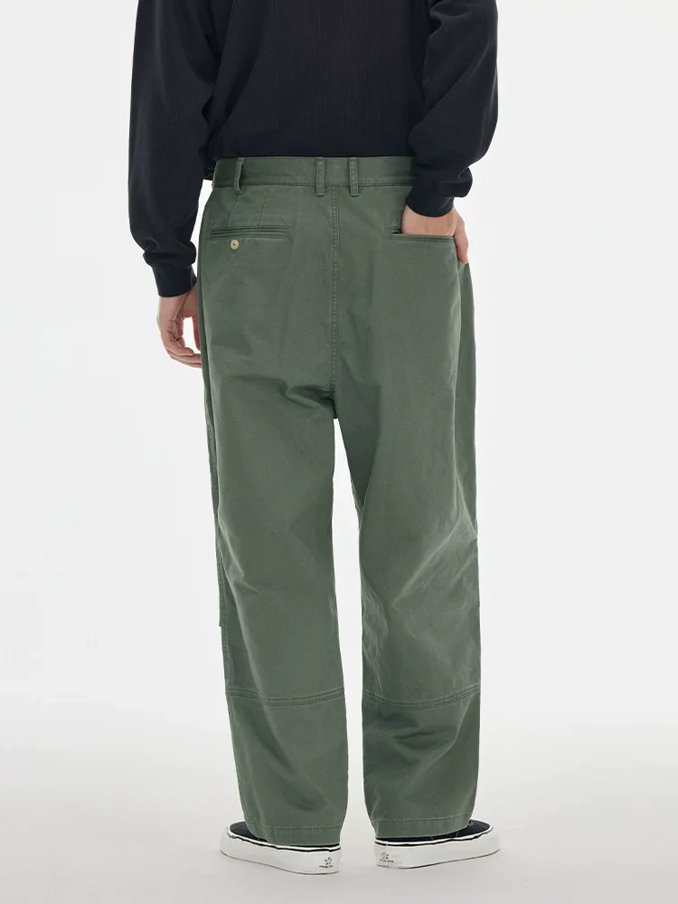 Washed Twill Double-Knee Utility Trousers - Image 4