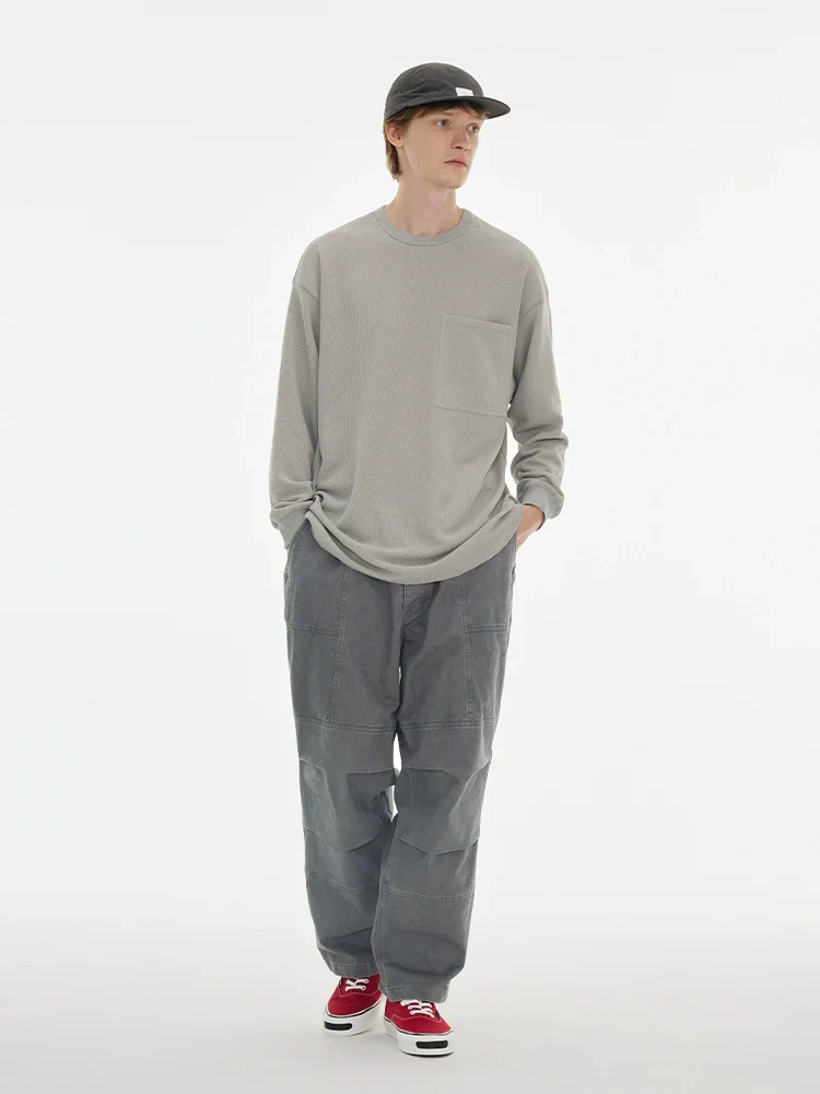 Washed Twill Double-Knee Utility Trousers - Image 5