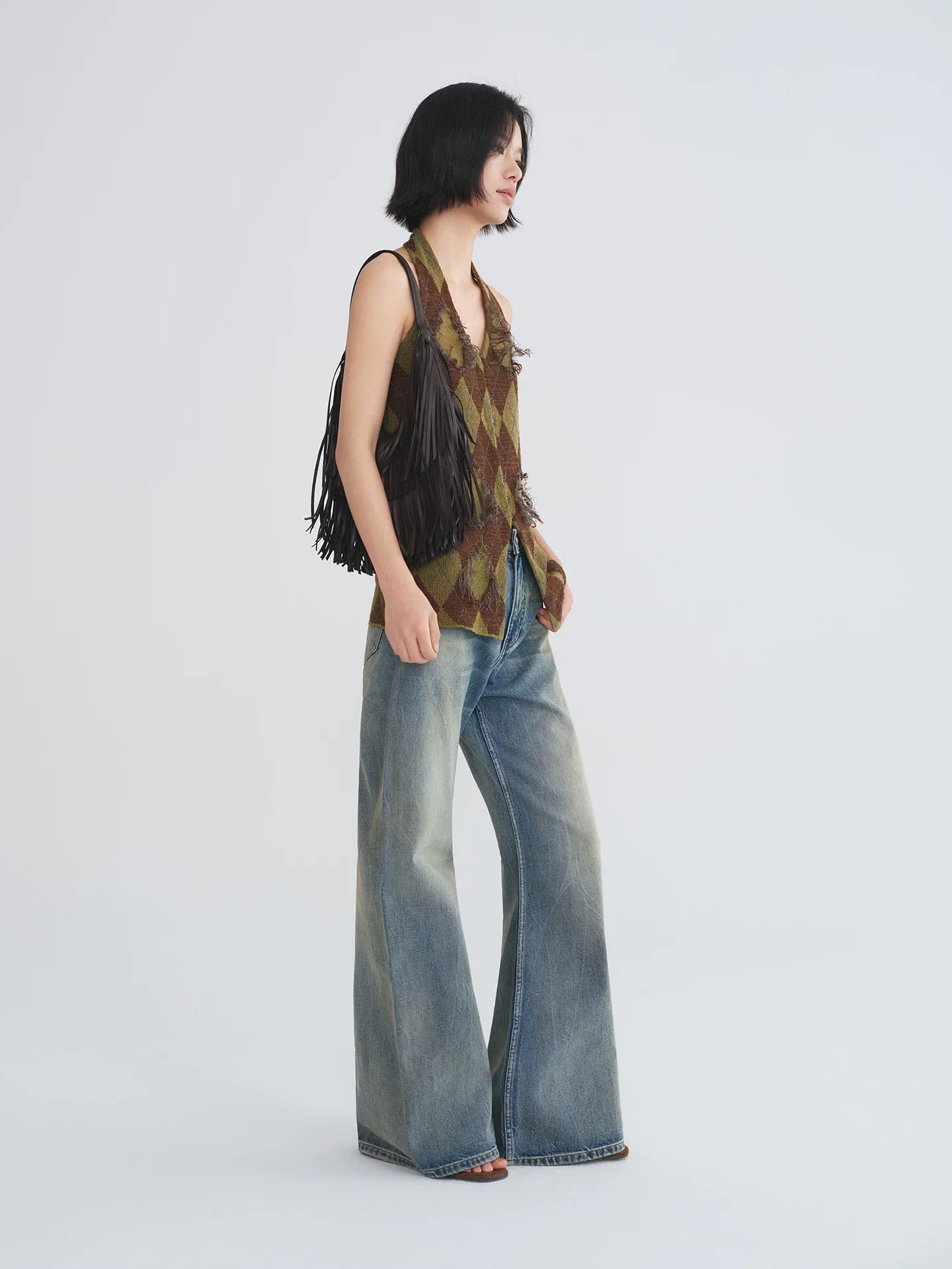 Washed Wide-Leg Jeans - Image 3