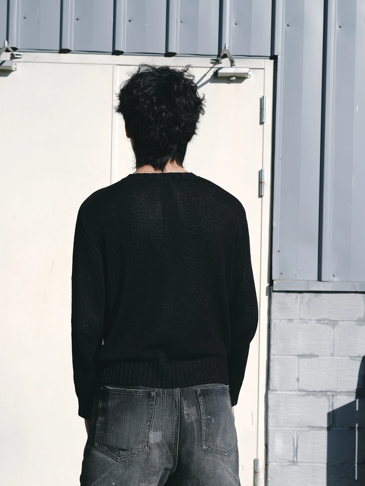 Washi Knit Crewneck Sweater - Image 3