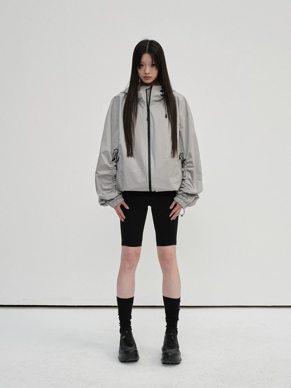 Water-Repellent Hooded Windbreaker - Image 3