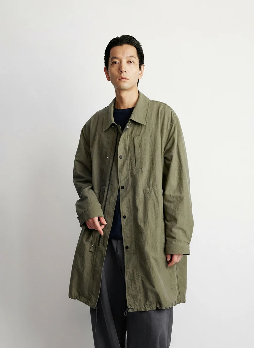 Water-Repellent Nylon Fishtail Coat - Image 8