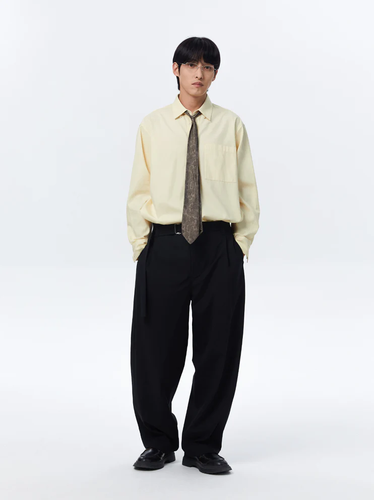 Water-Repellent Wool Trousers - Image 14