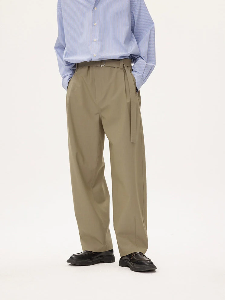 Water-Repellent Wool Trousers - Image 16