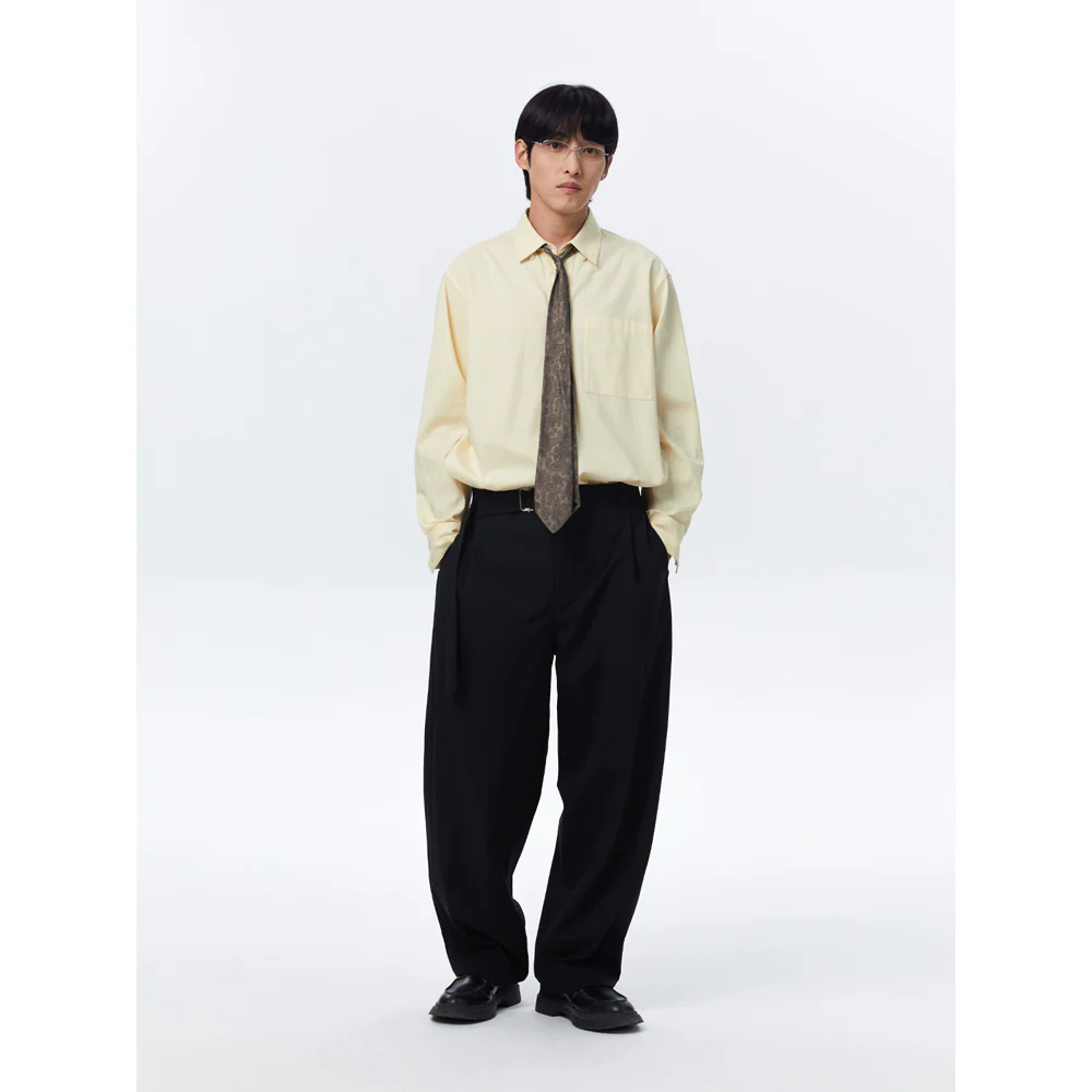 Water-Repellent Wool Trousers - Image 6