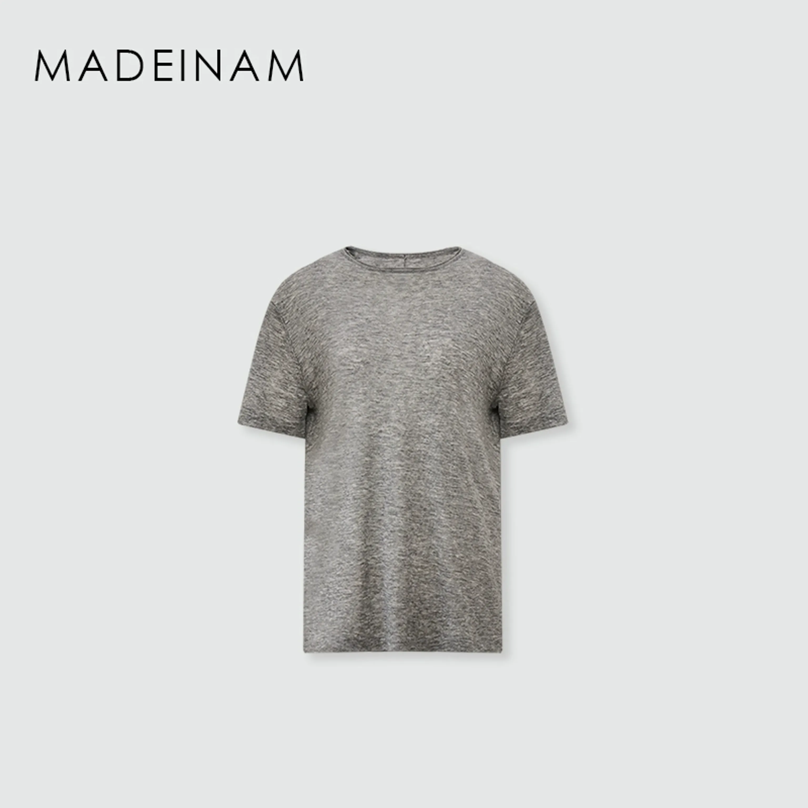 Water-Soluble Wool Short-Sleeve T-Shirt - Image 6
