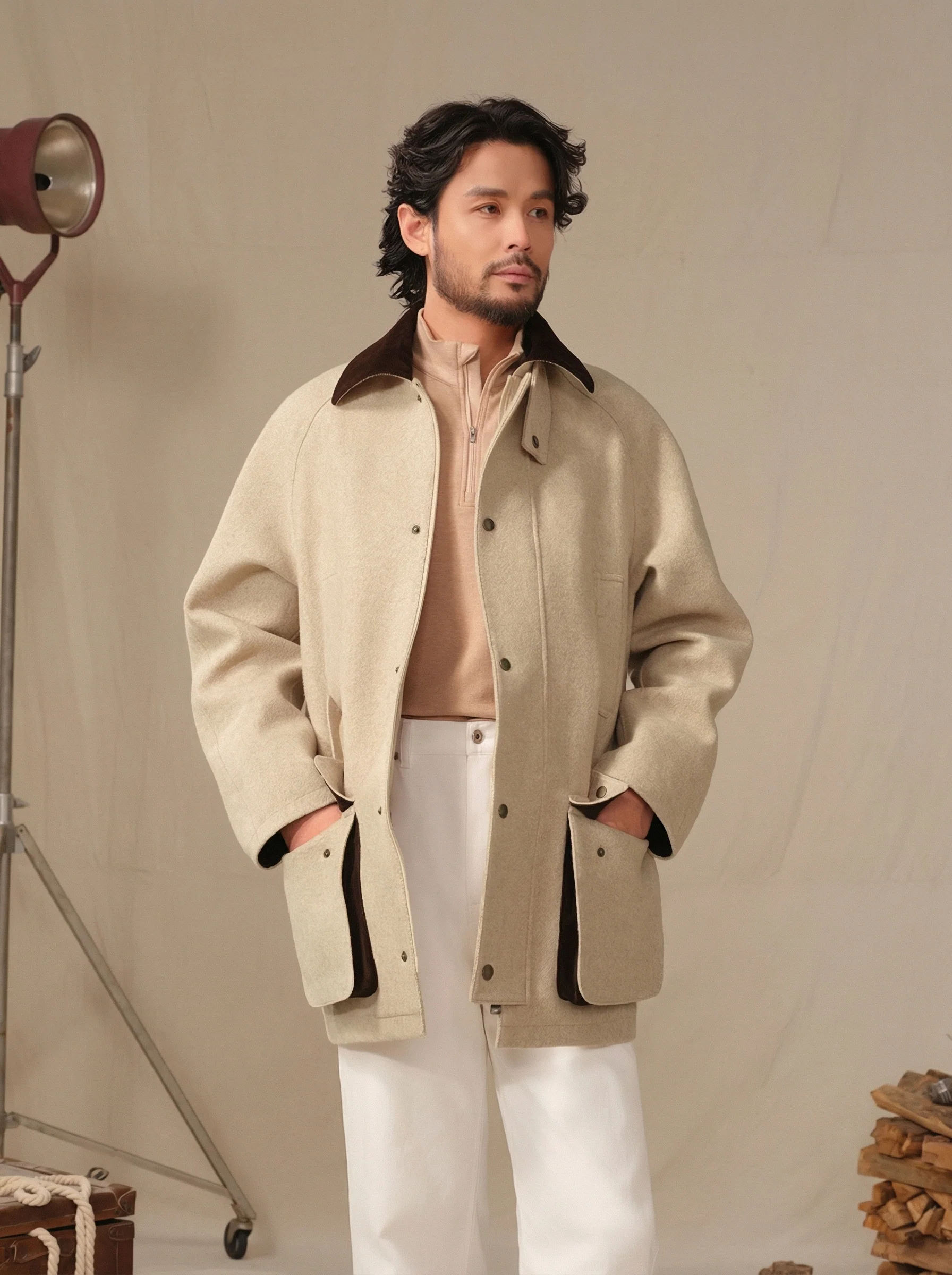 Waterproof Wool Field Jacket - Image 4