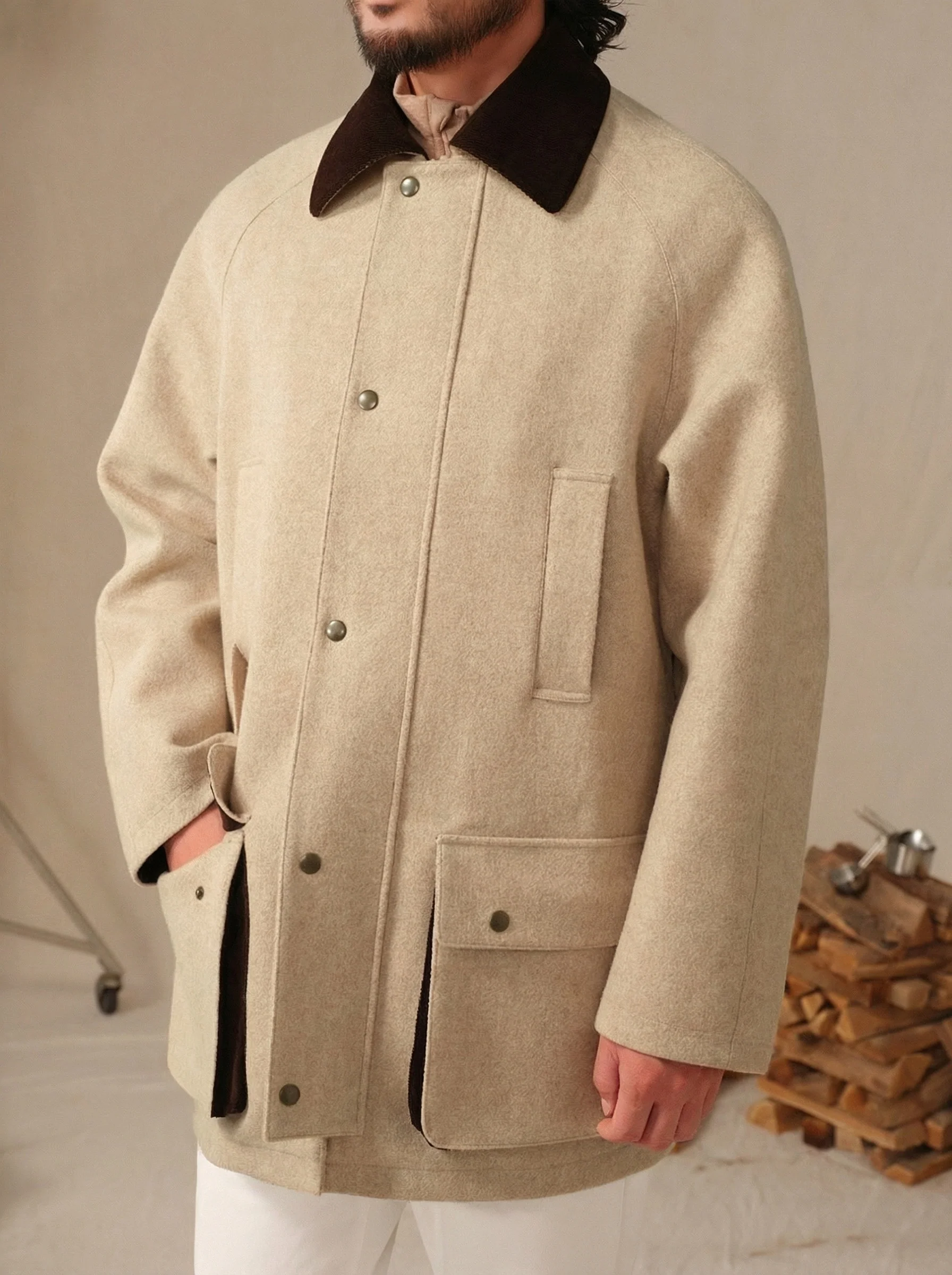 Waterproof Wool Field Jacket - Image 5