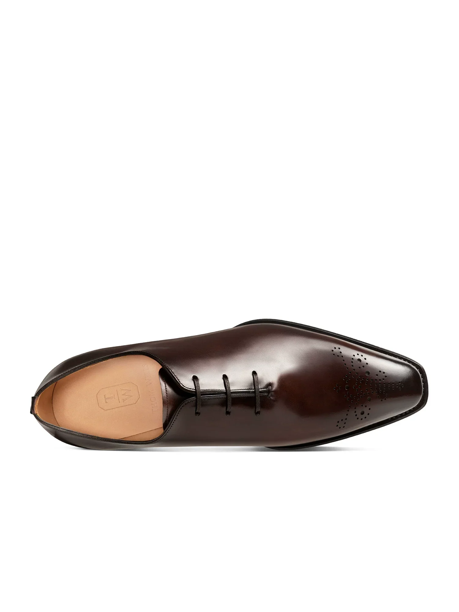 Waxed Calf Wholecut Oxford - Image 3