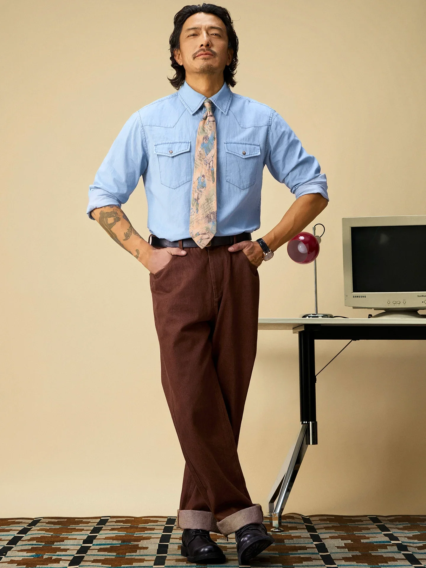 Western Chambray Shirt - Image 3