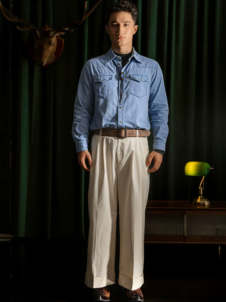 Western Chambray Shirt - Image 4