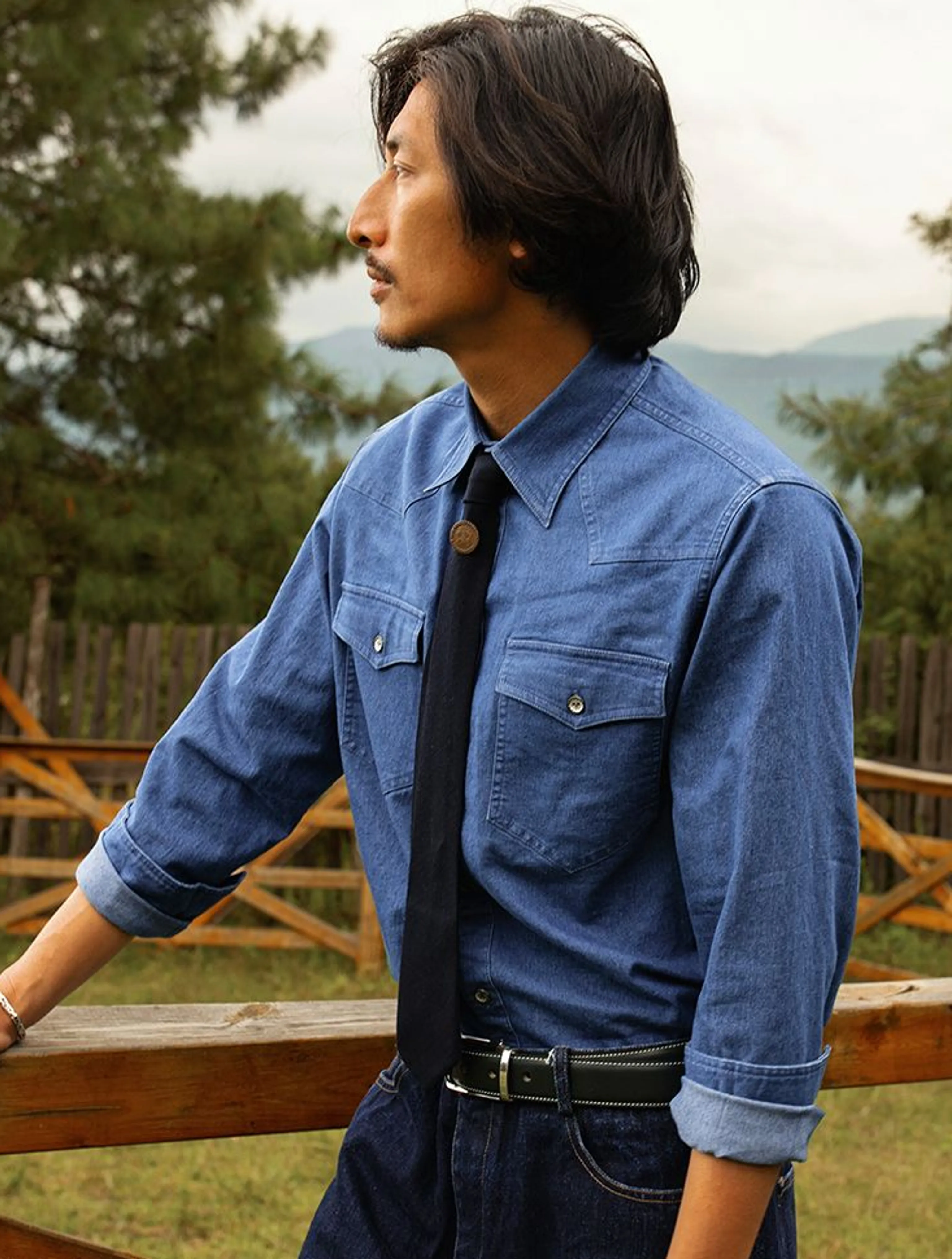 Western Denim Shirt - Image 5