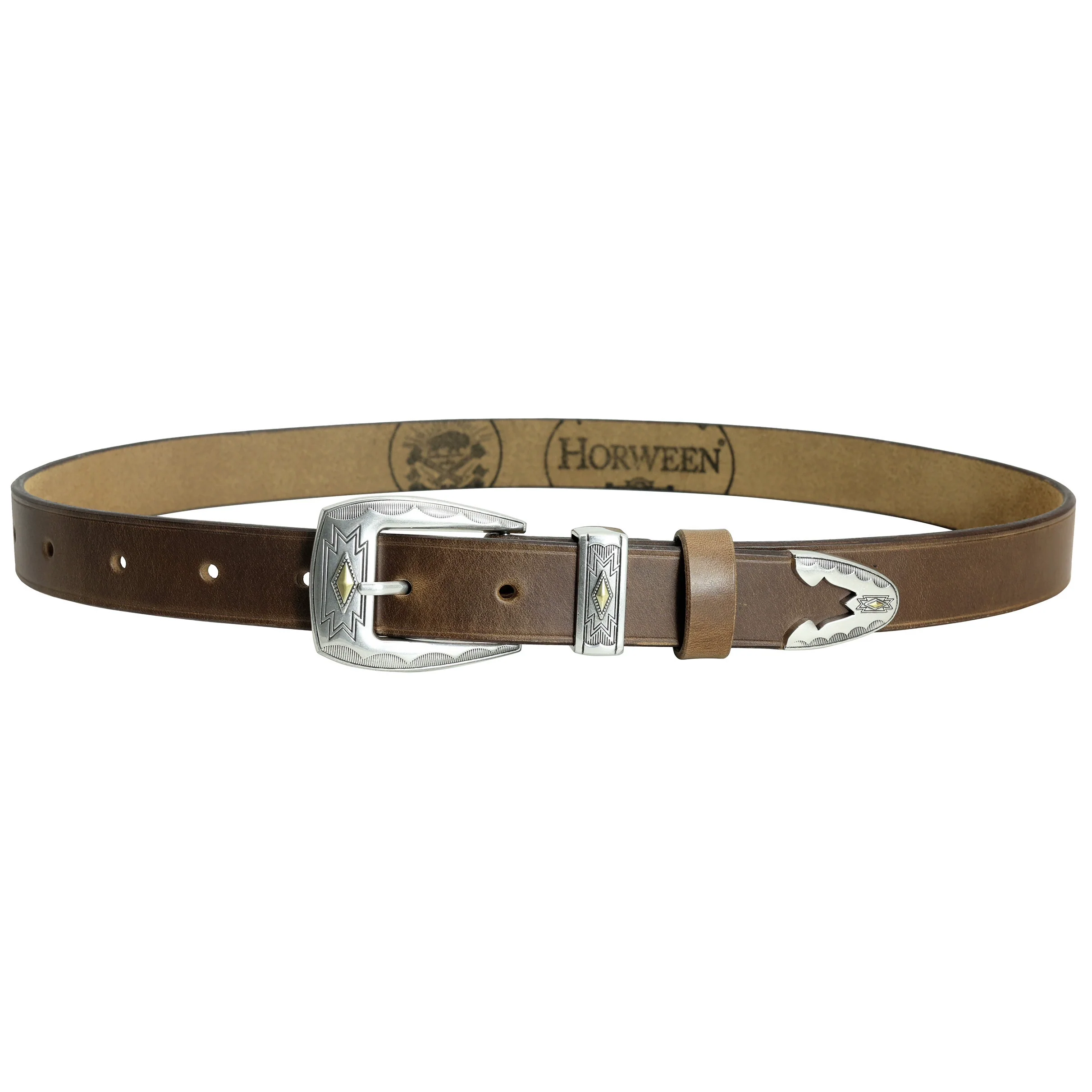 Western Engraved Leather Belt - Image 15