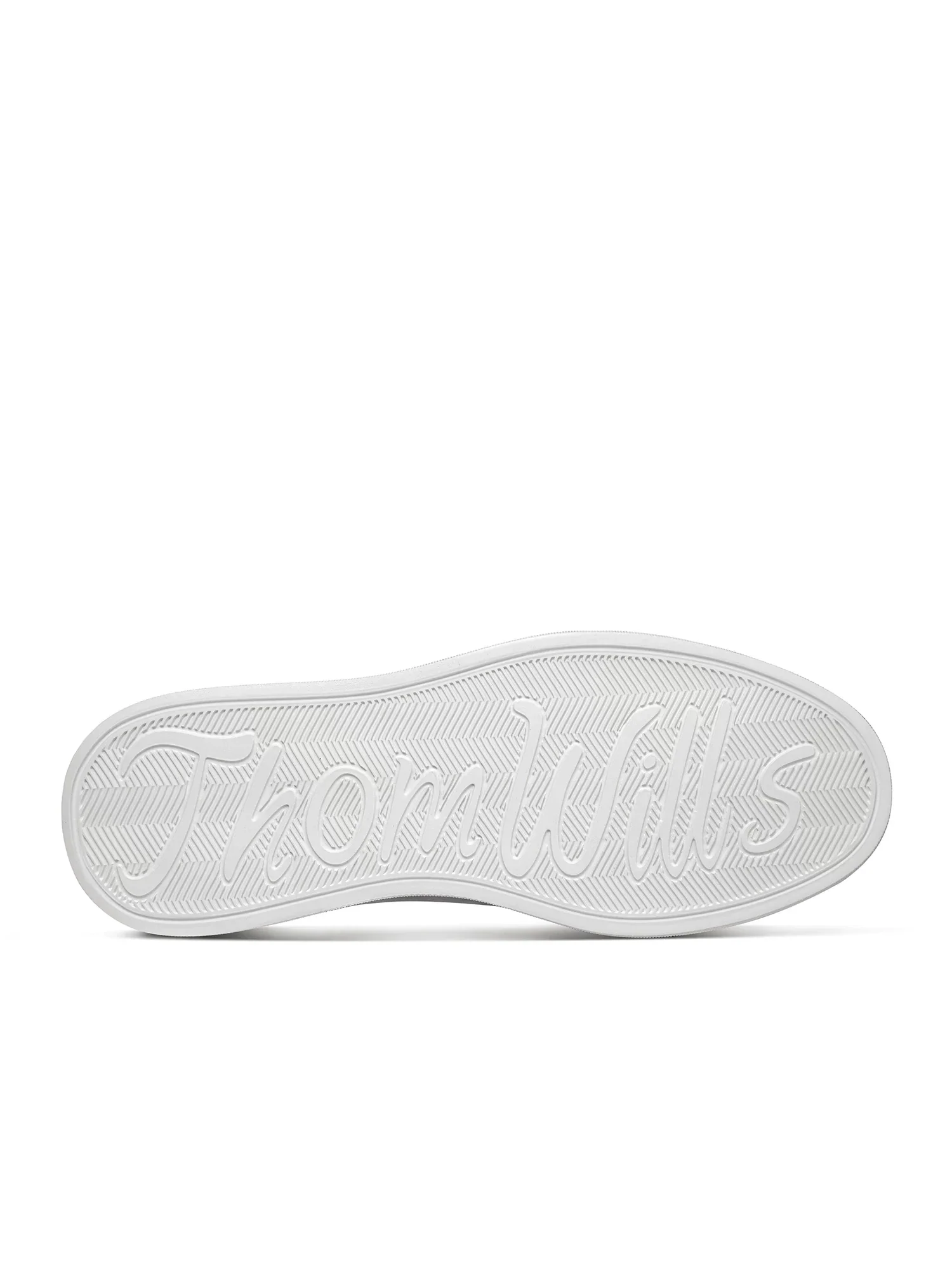 White Leather Low-Top Sneaker - Image 3