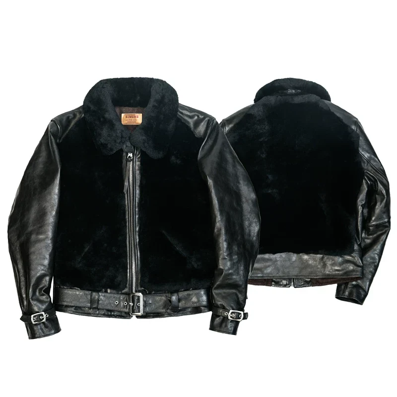 White Shearling Grizzly Jacket - Image 7