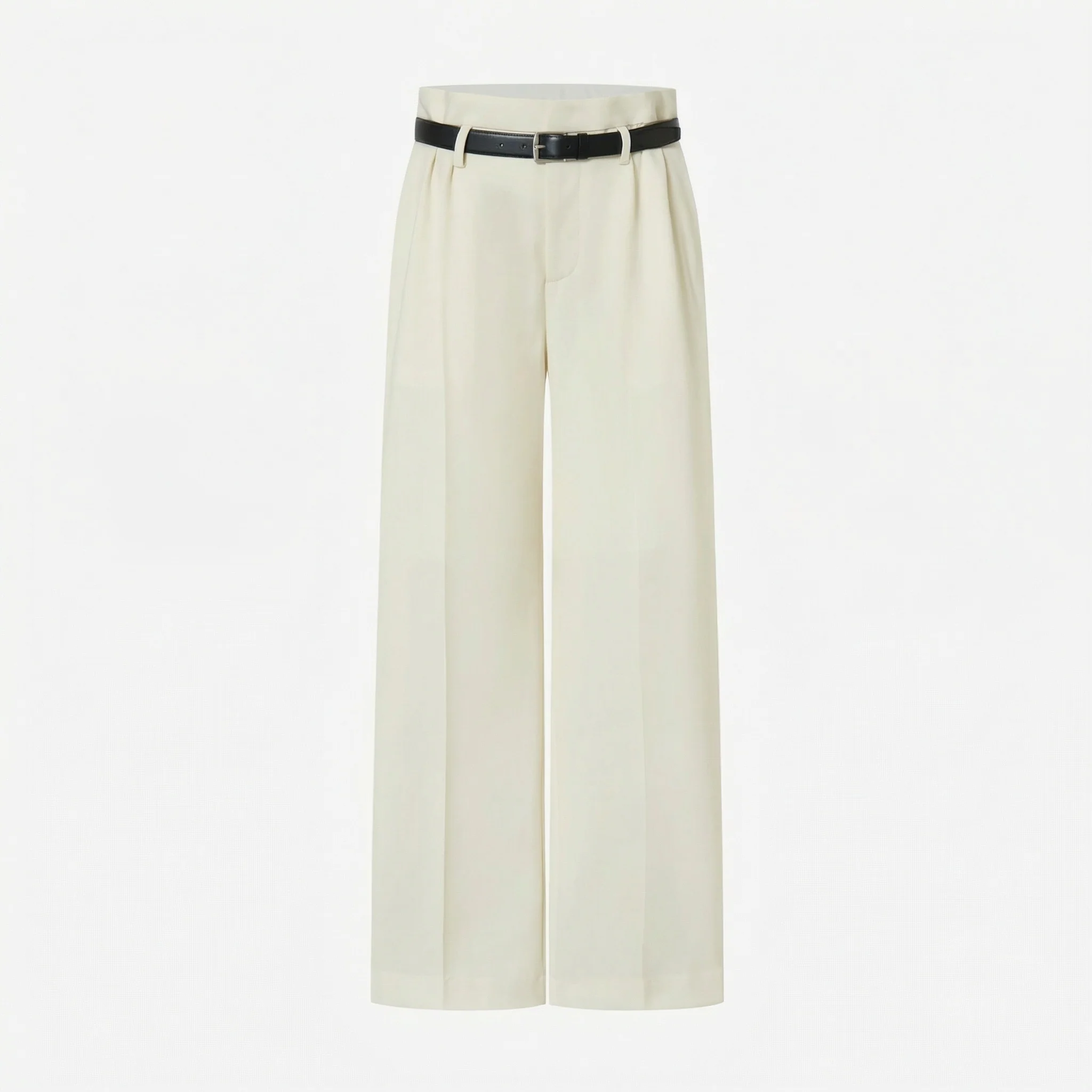 Wide-Leg Belted Trousers - Image 6