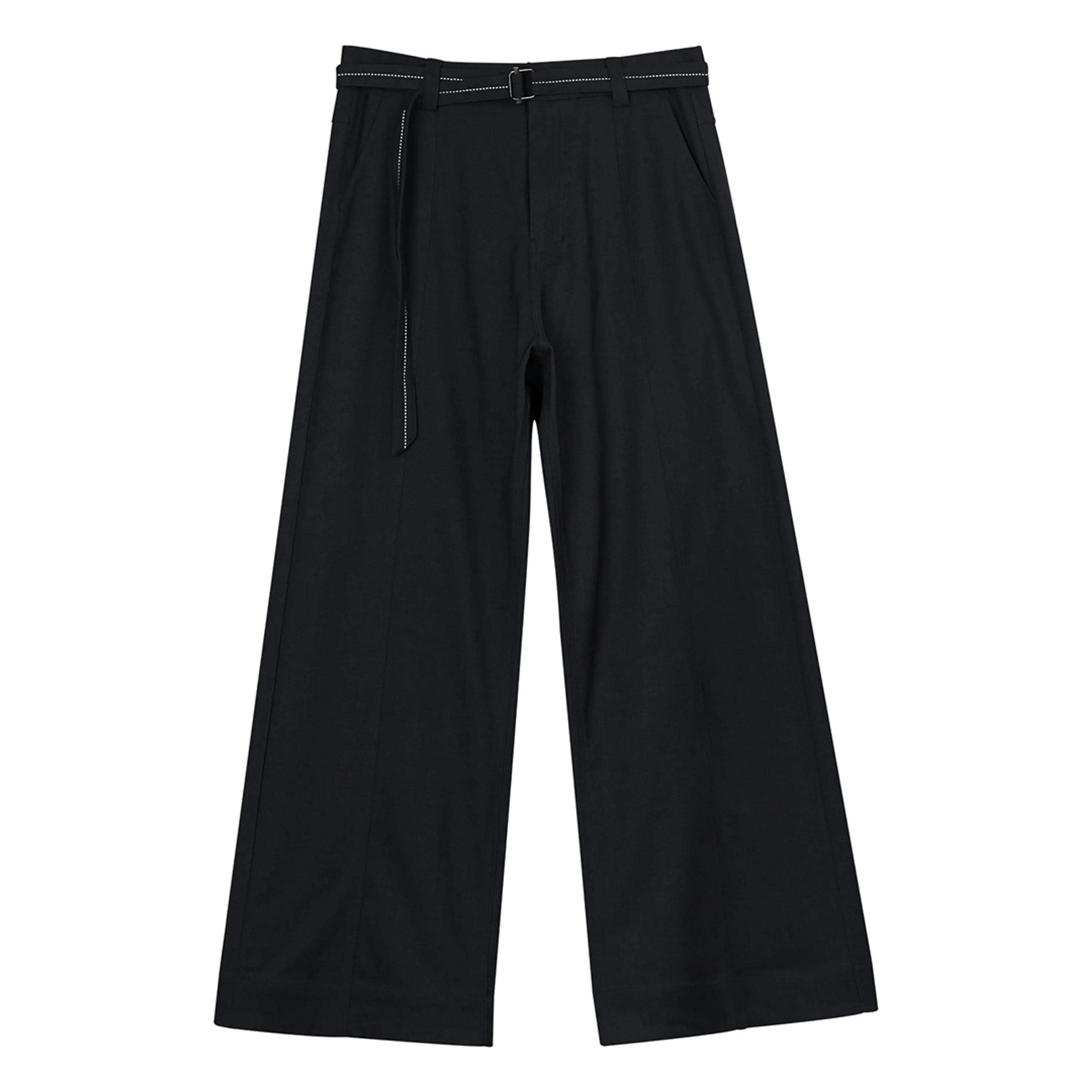 Wide-Leg Belted Trousers - Image 5