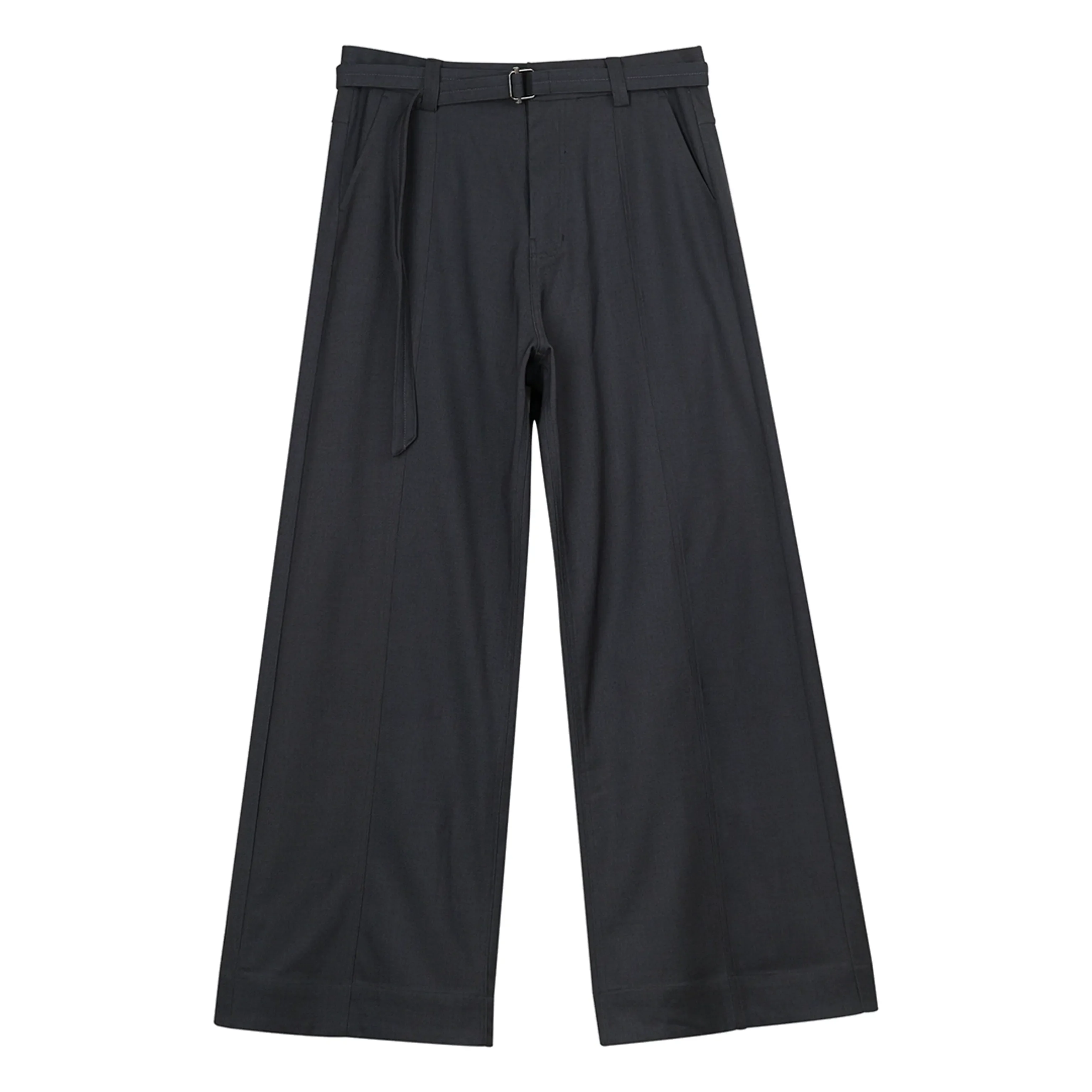 Wide-Leg Belted Trousers - Image 6