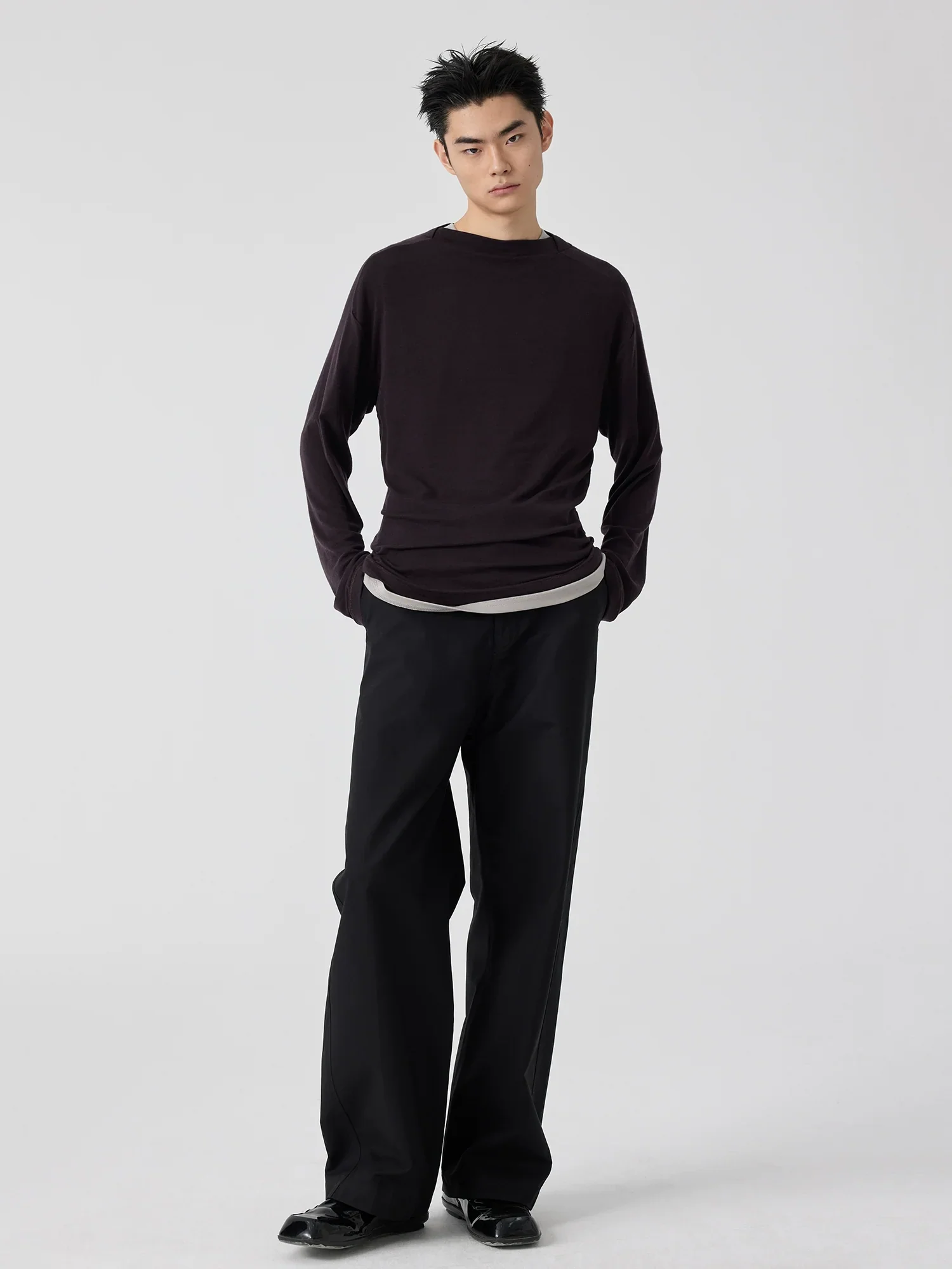 Wide-Leg Chino Trousers - Image 2