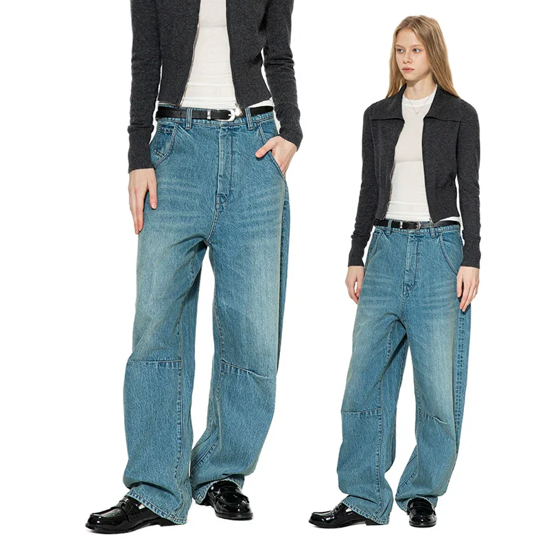 Wide-Leg Denim Jeans - Image 2