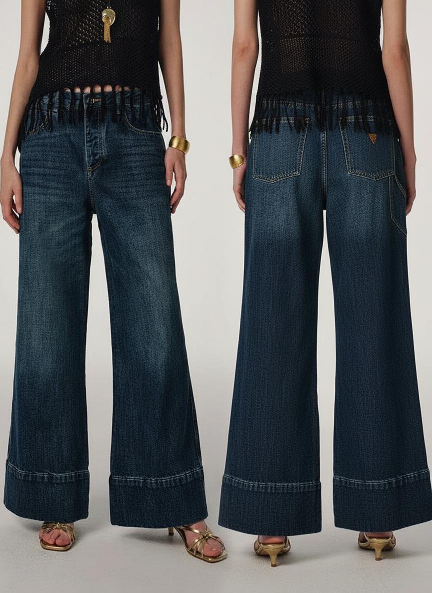 Wide-leg Denim Jeans - Image 2