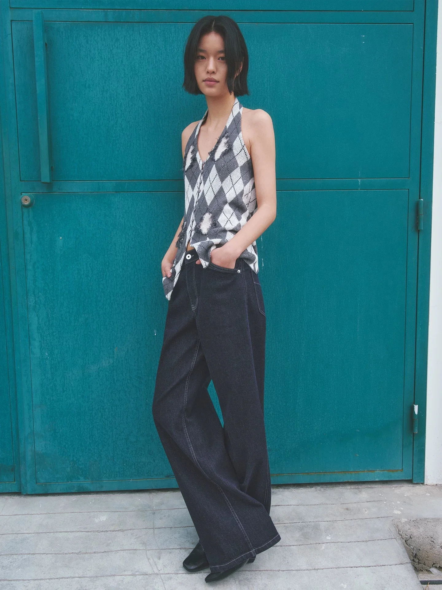 Wide-Leg Denim Jeans - Image 5