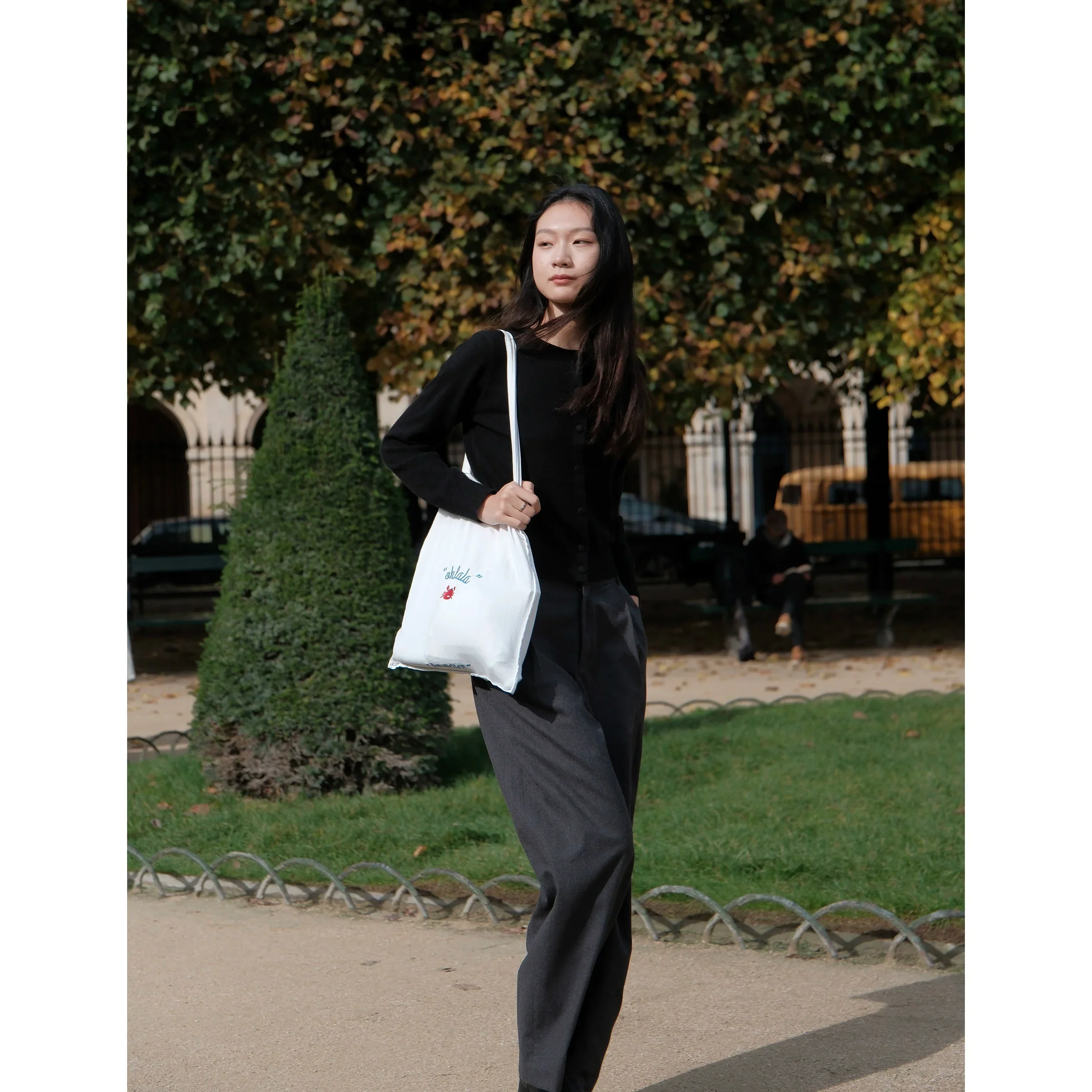 Wide-Leg High-Waist Trousers - Image 4