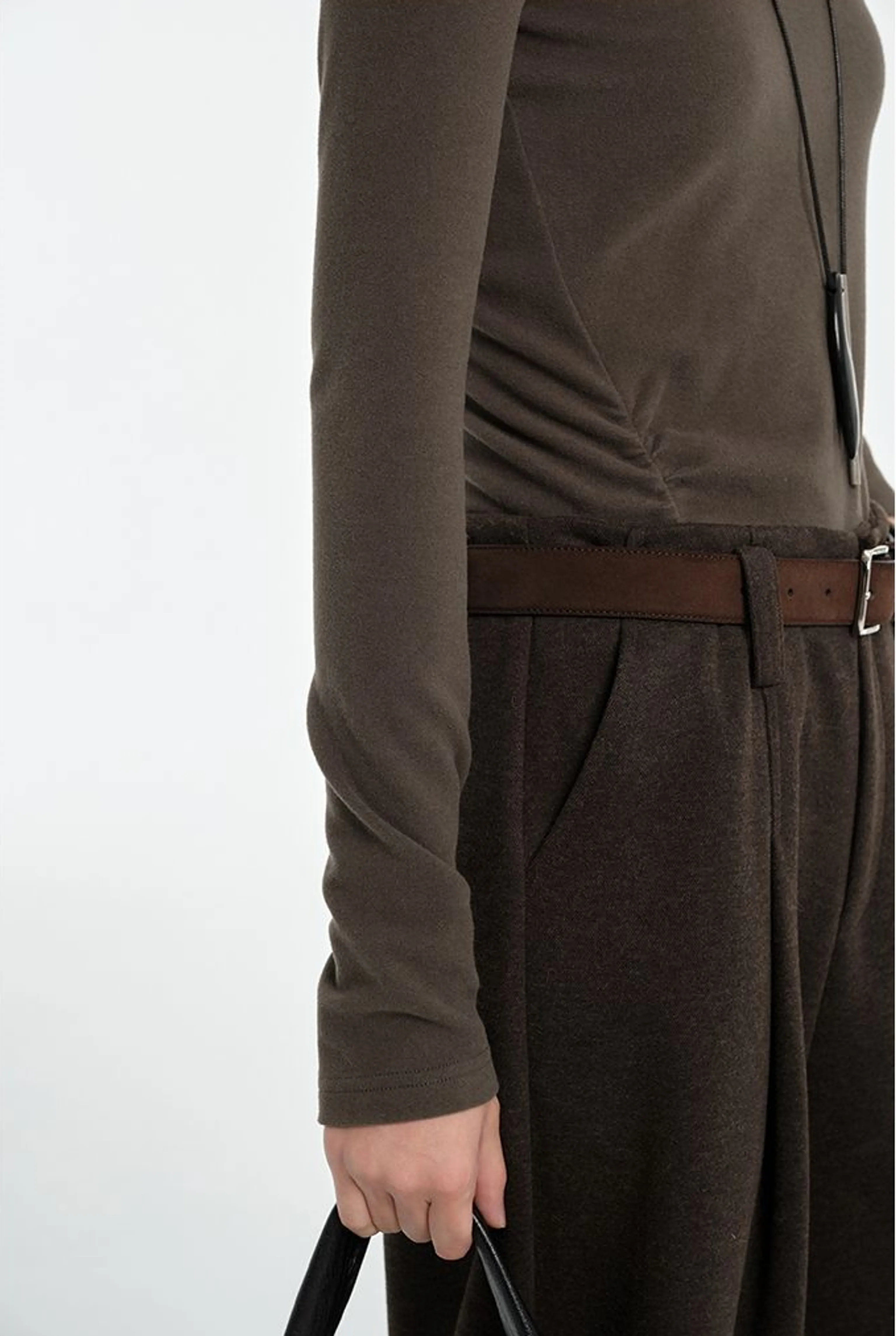 Wide-Leg High-Waisted Trousers - Image 5