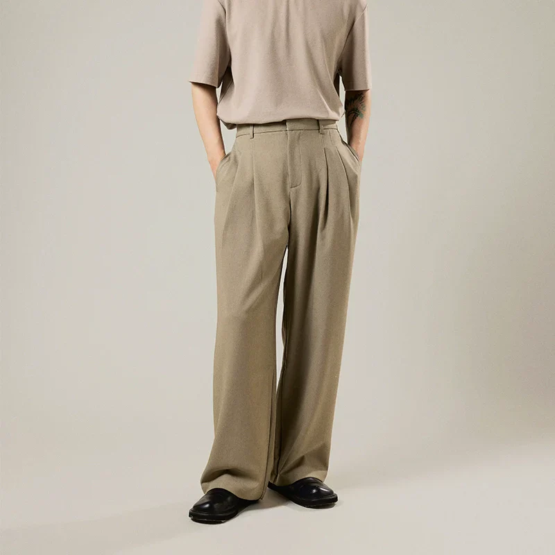 Wide-Leg Pleated Trousers - Image 4