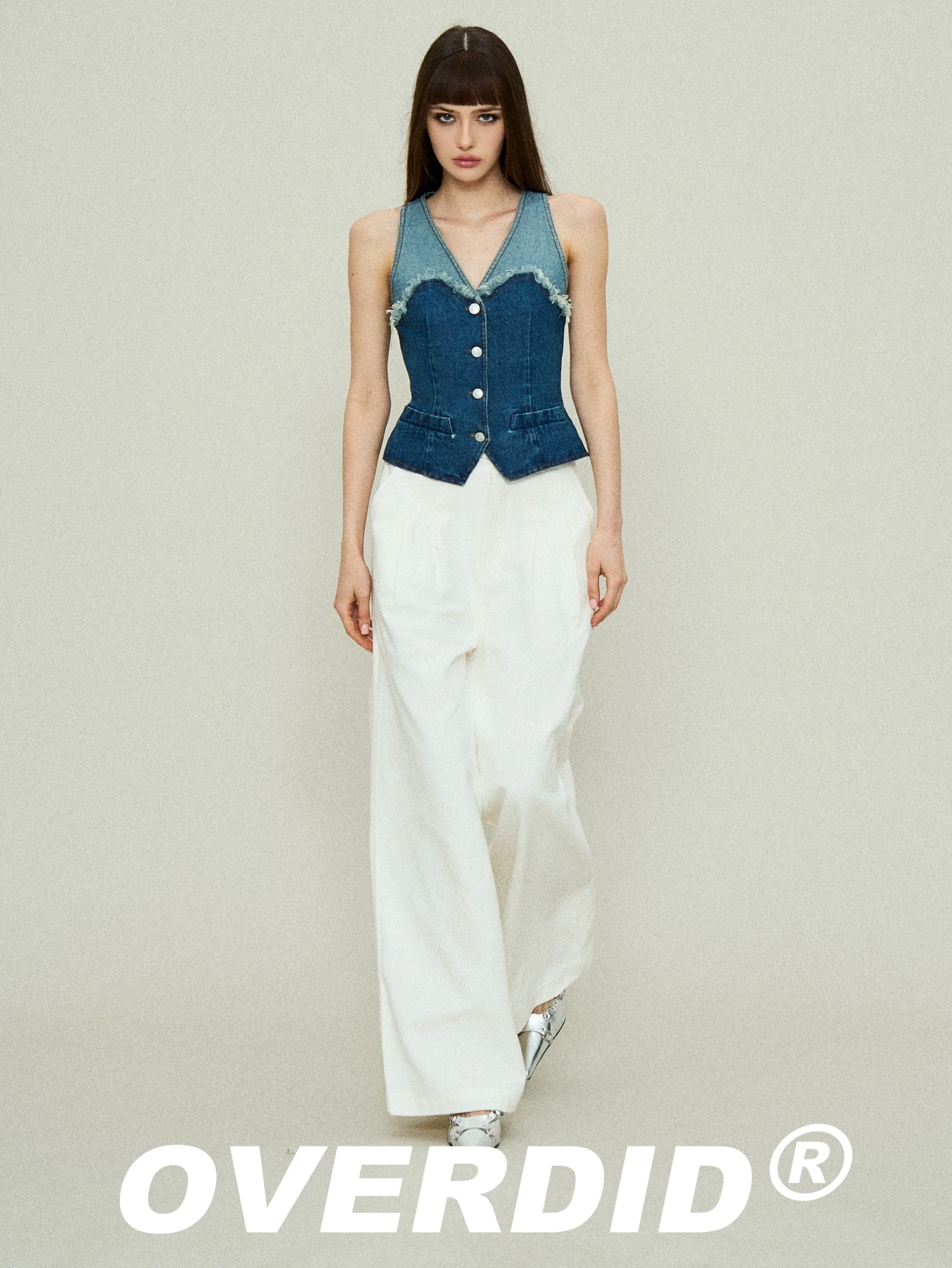 Wide-Leg Pleated Trousers - Image 4