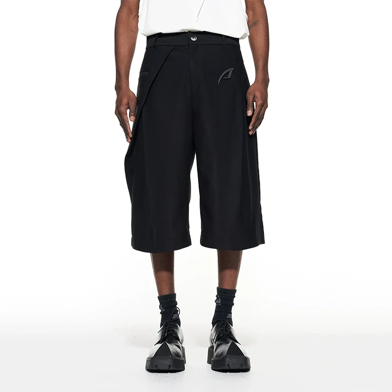Wide-Leg Suit Shorts - Image 6