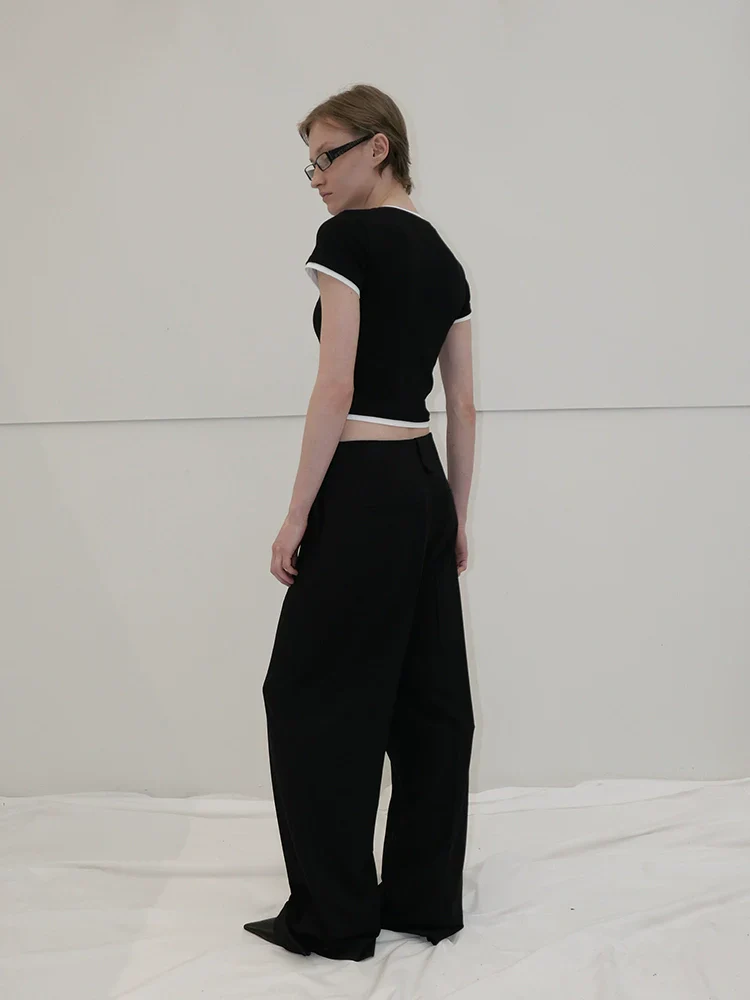 Wide-Leg Tailored Trousers - Image 2