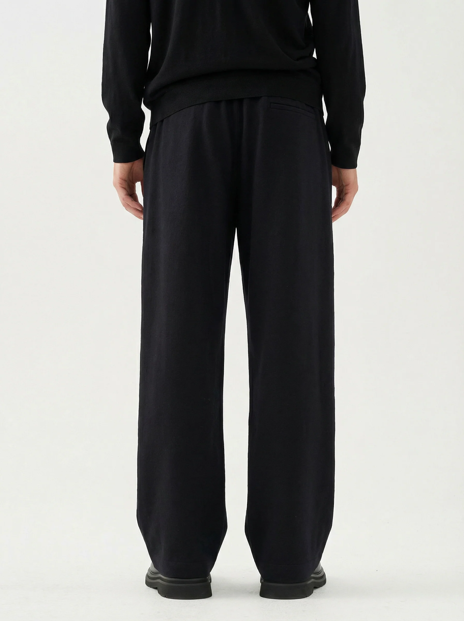 Wide-Leg Wool Trousers - Image 3