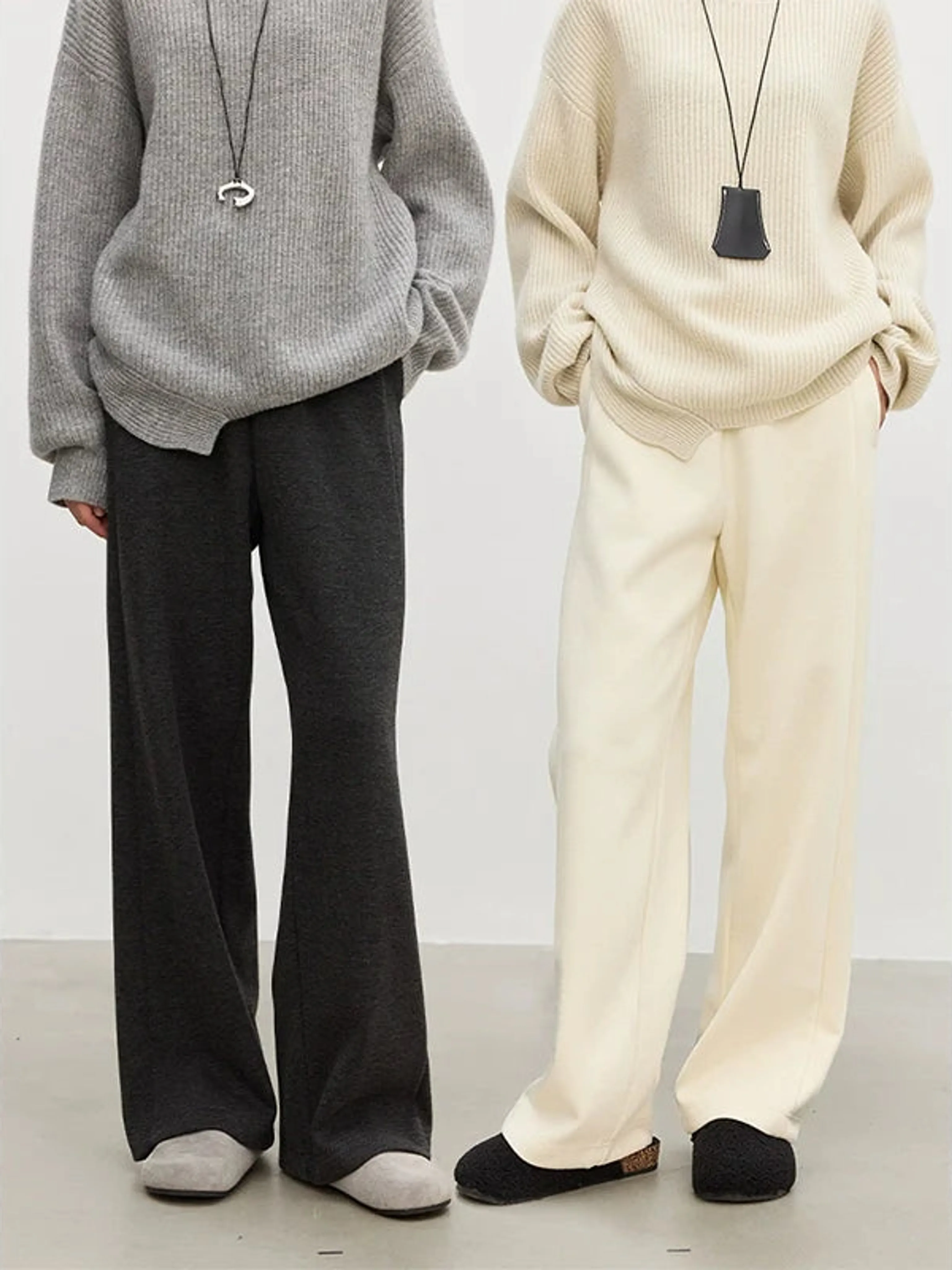 Wide-Leg Wool Trousers - Image 9