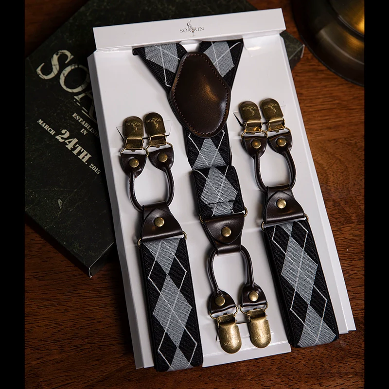 Wide Six-Clip Y-Back Suspenders - Image 20