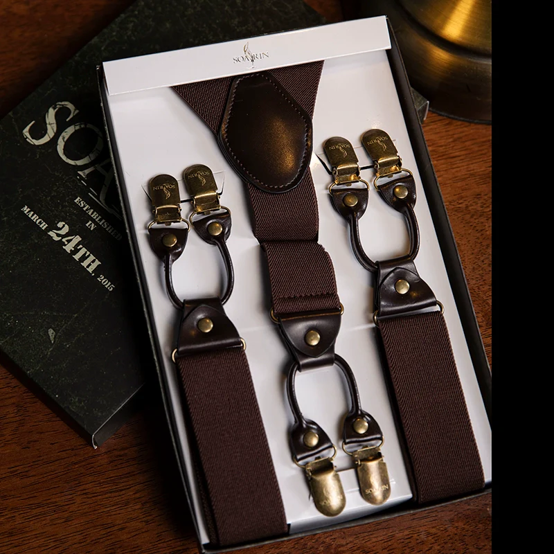 Wide Six-Clip Y-Back Suspenders - Image 7