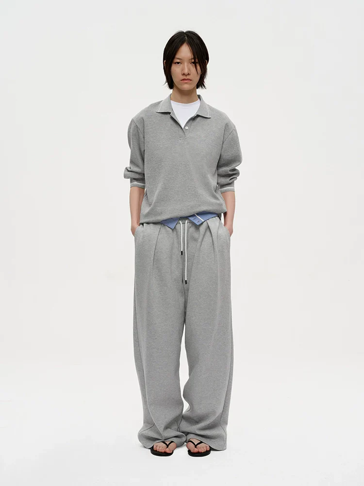 Wide-Waist Button Placket Shorts - Image 4