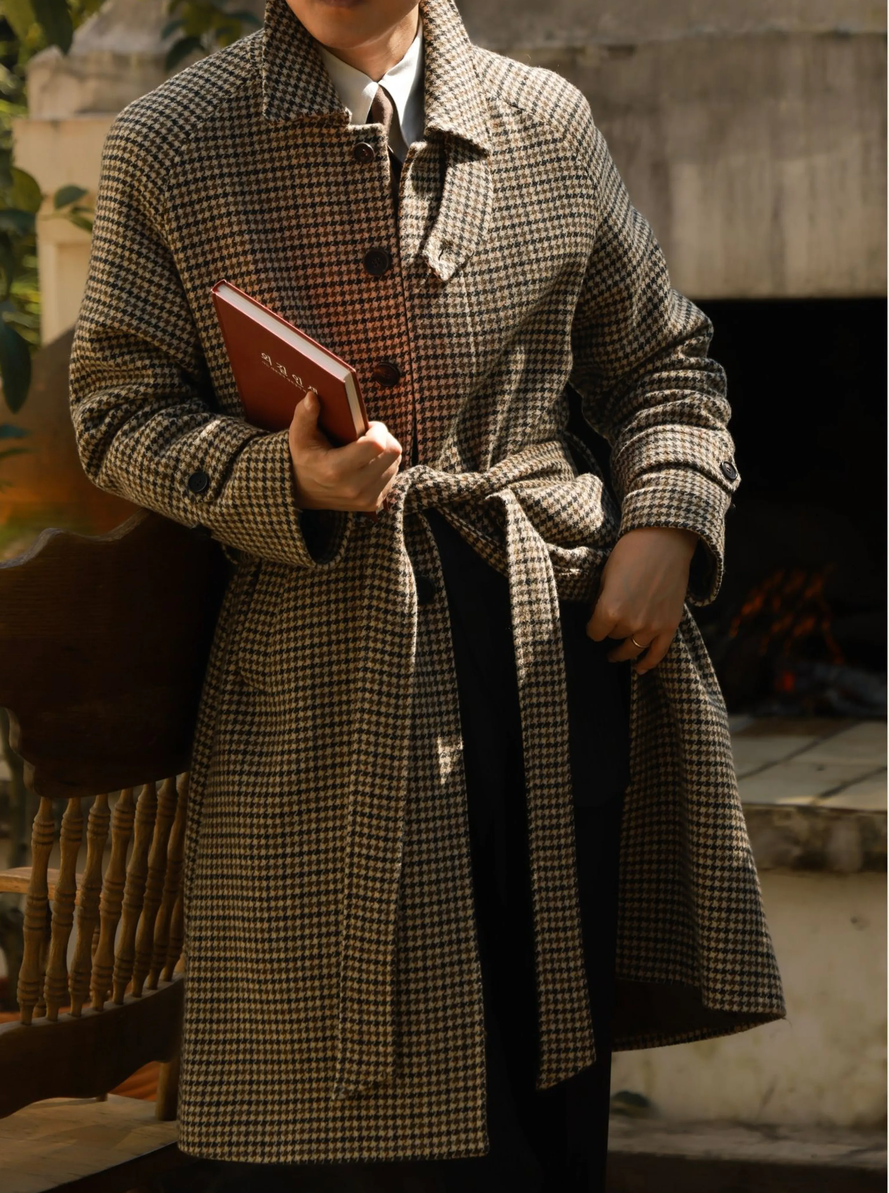 Wildwood Merino Tweed Balmacaan Coat - Image 5