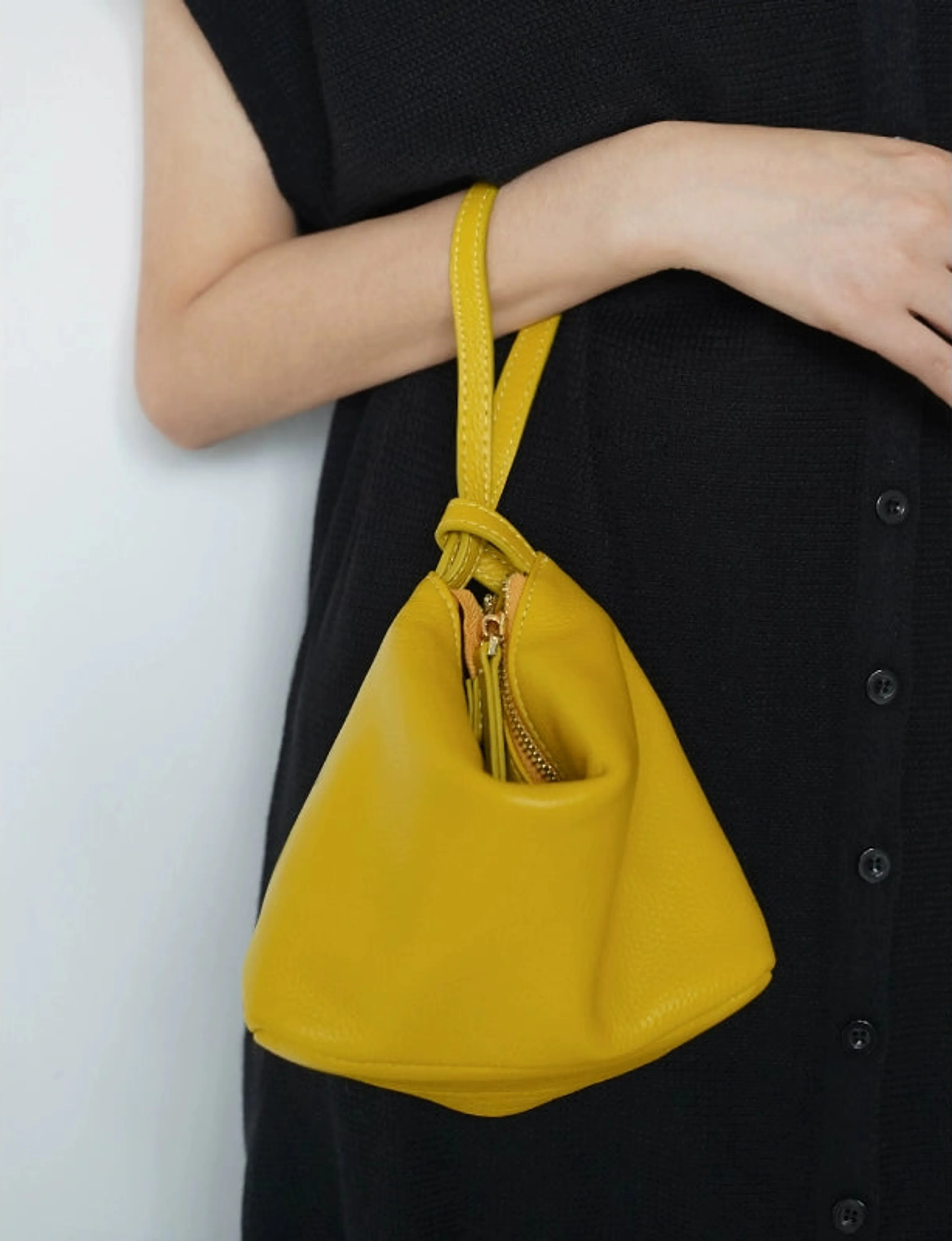 Wonton Leather Wristlet - Image 8