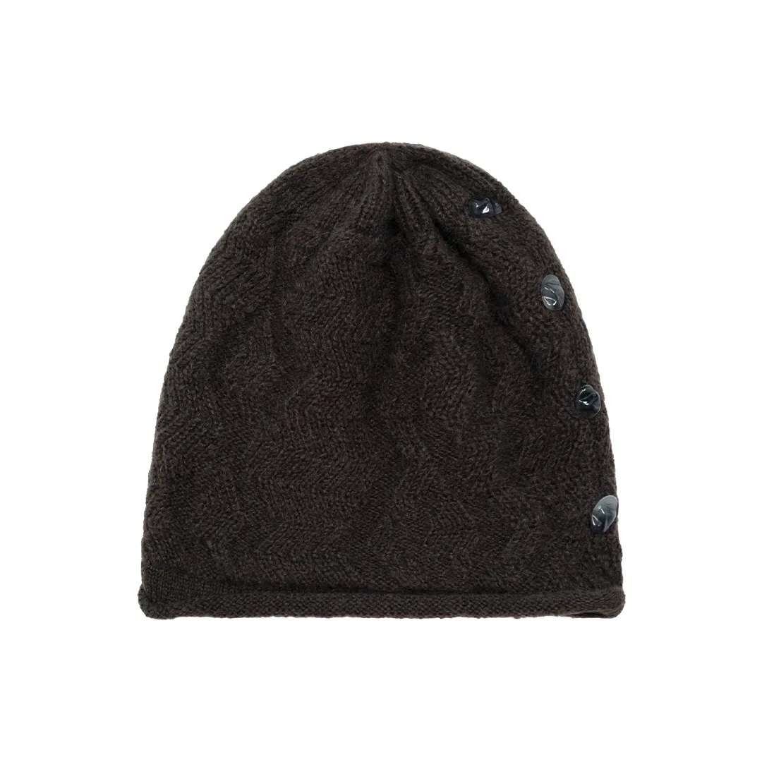 Wool-Blend Button-Detail Beanie - Image 6