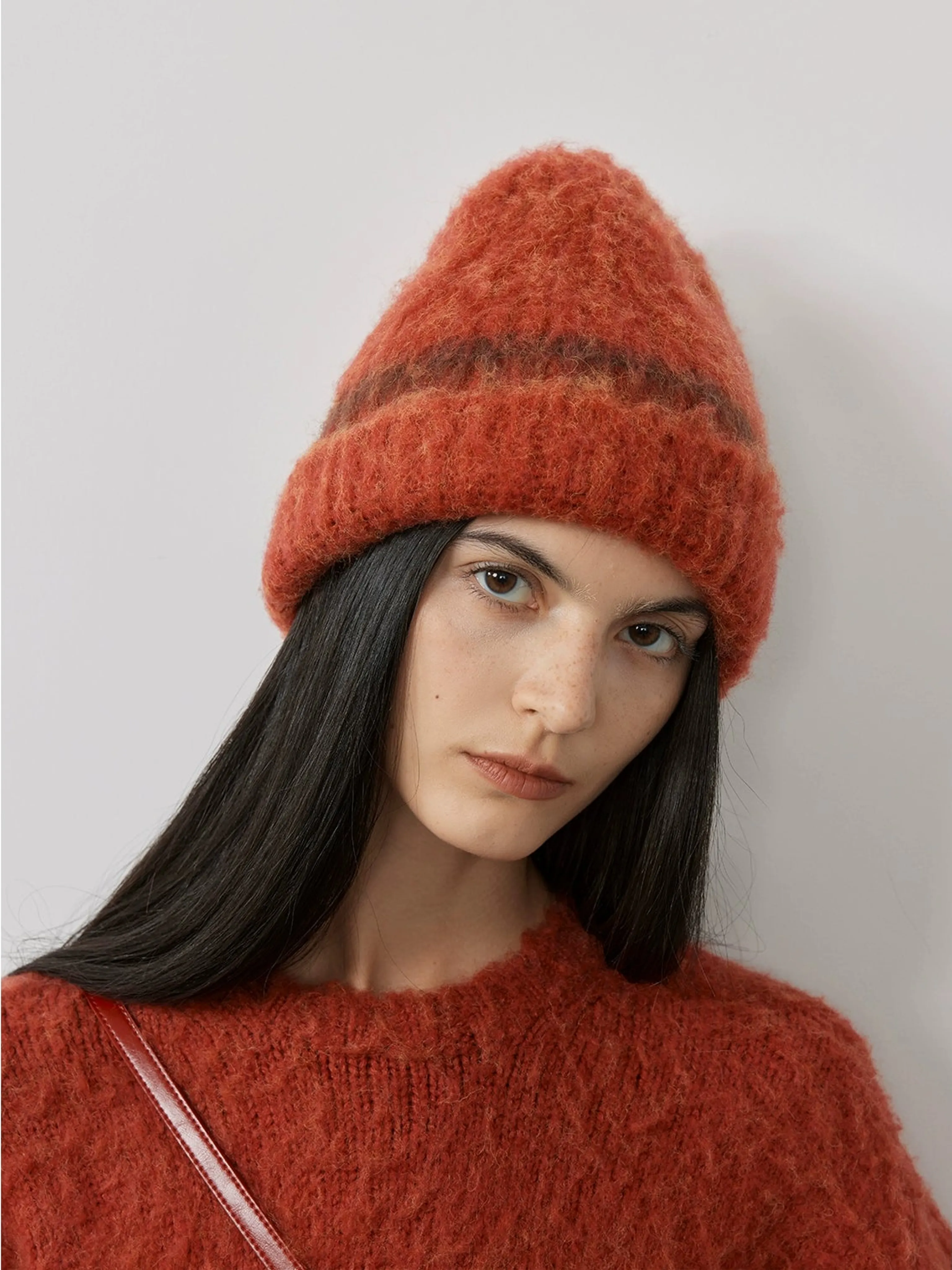 Wool Blend Knit Set