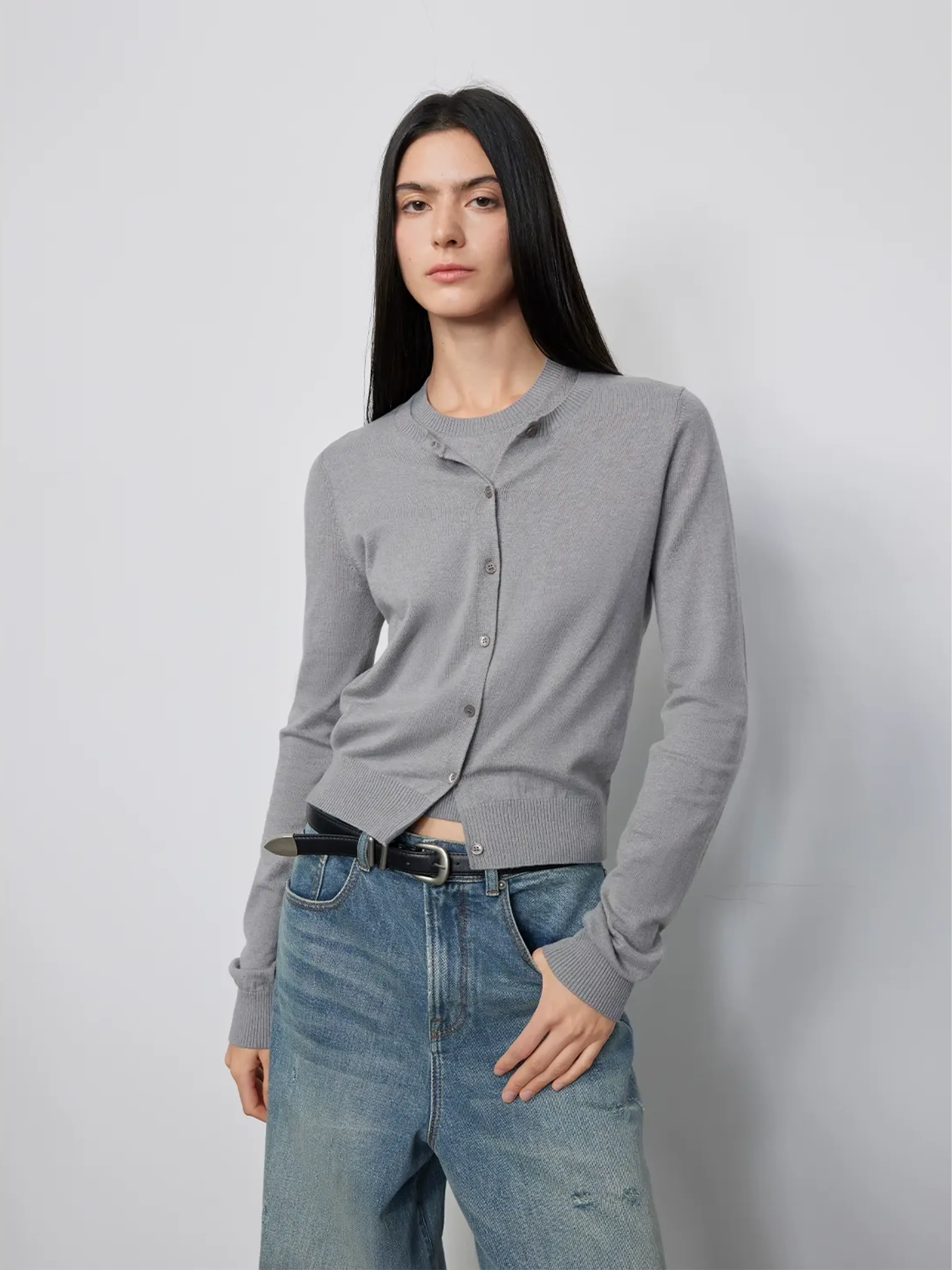 Wool Blend Layered Set - Image 11