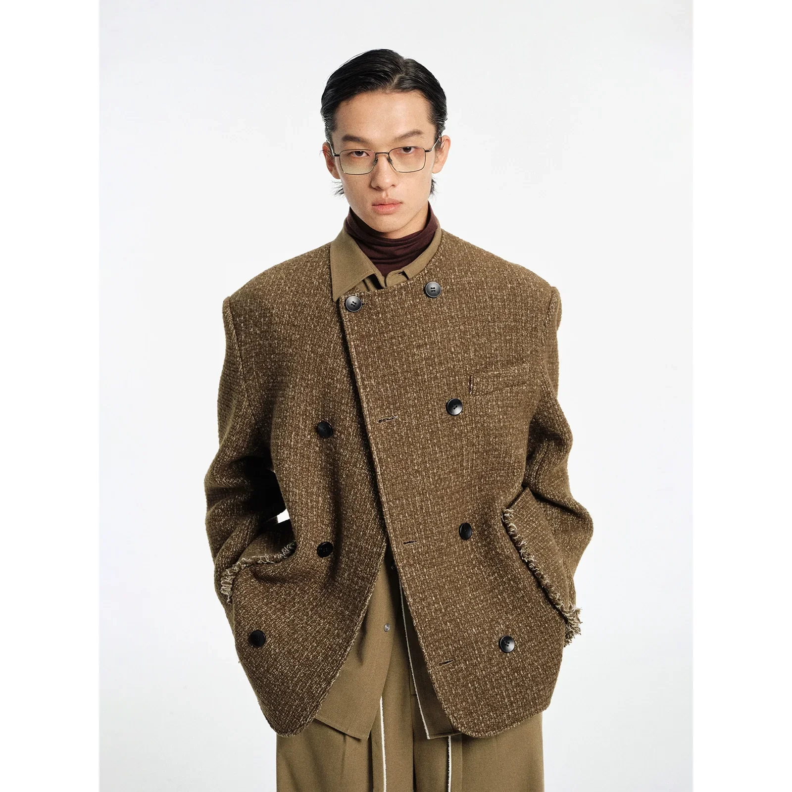 Wool Blend Tweed Jacket - Image 2