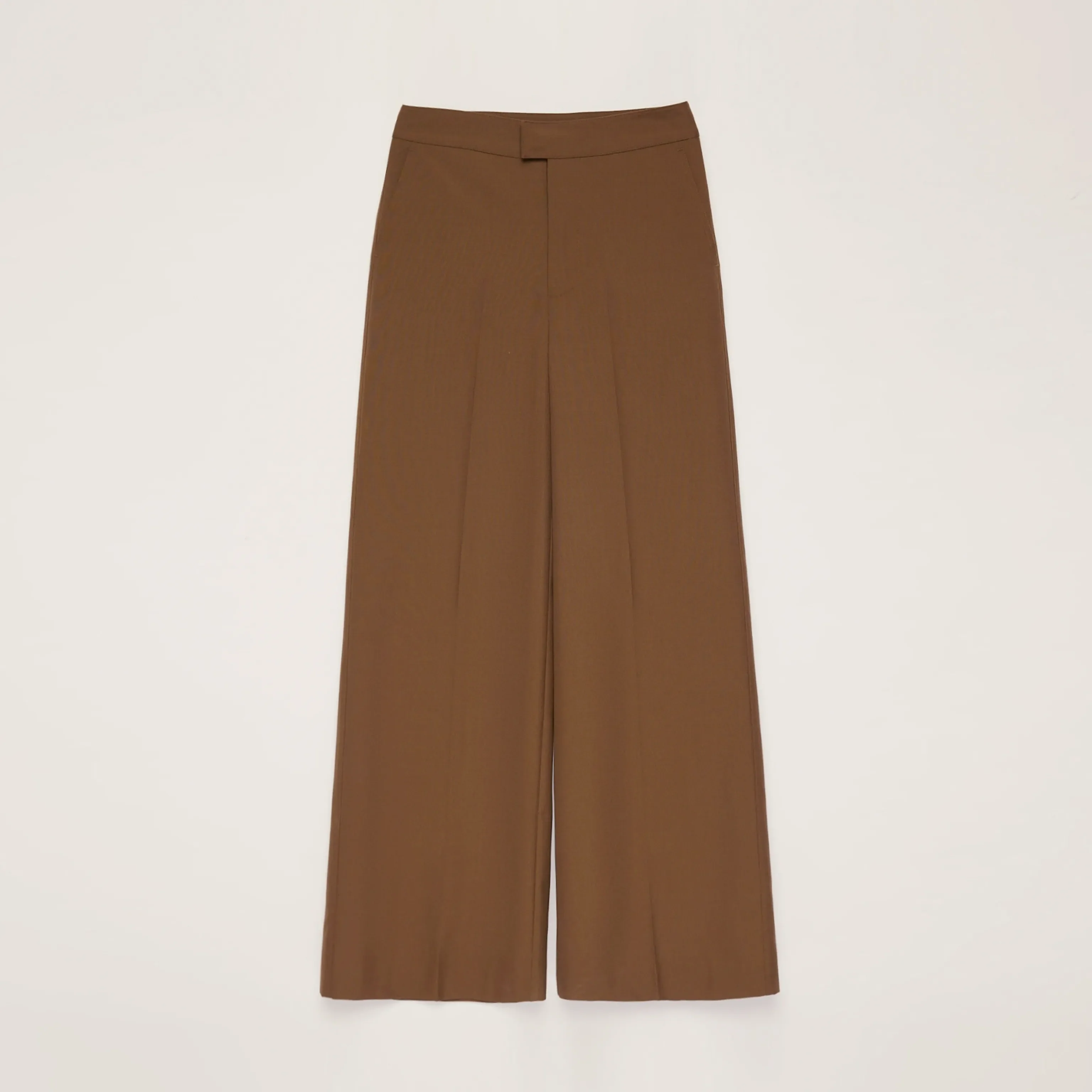 Wool Blend Wide-Leg Trousers - Image 7
