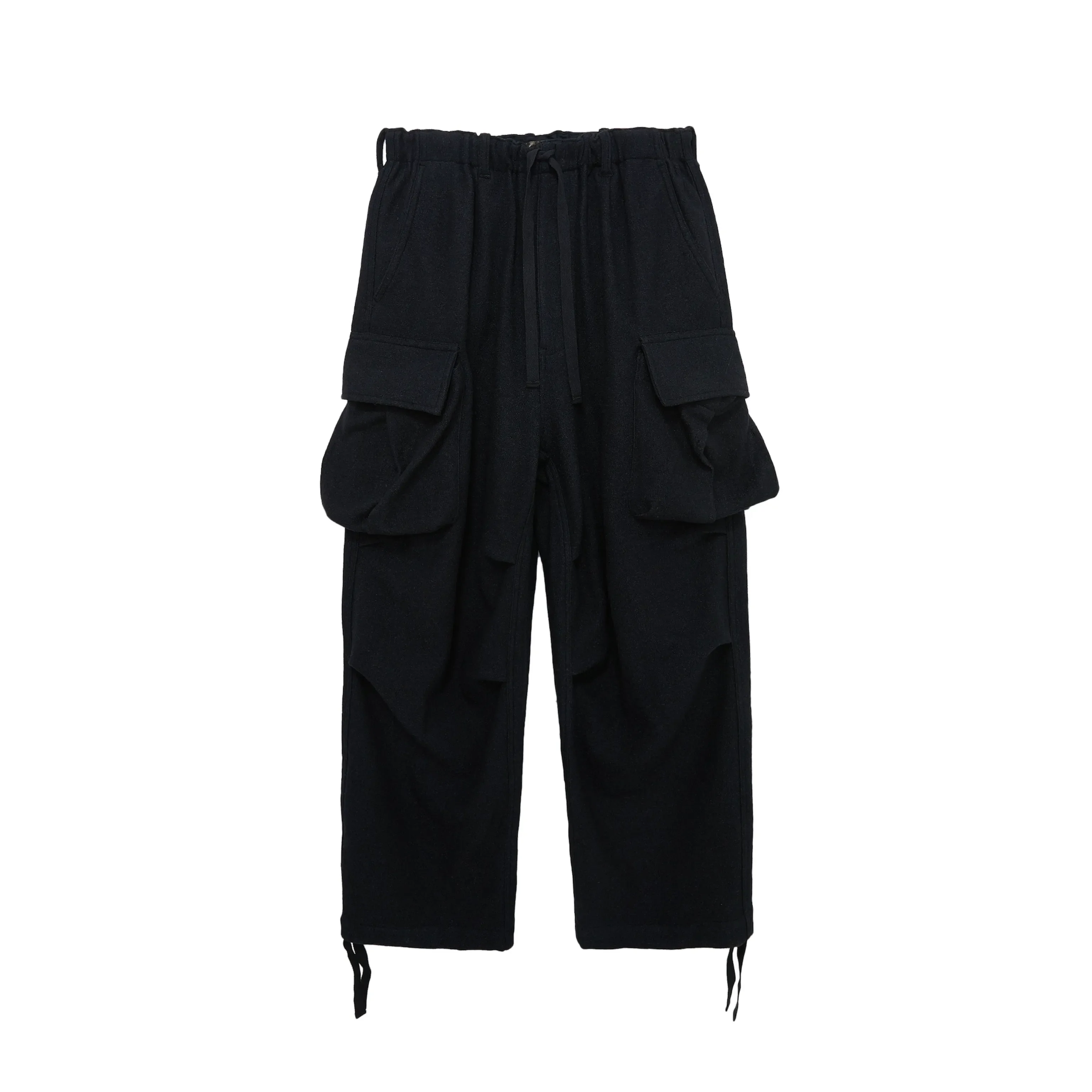 Wool Cargo Trousers - Image 5