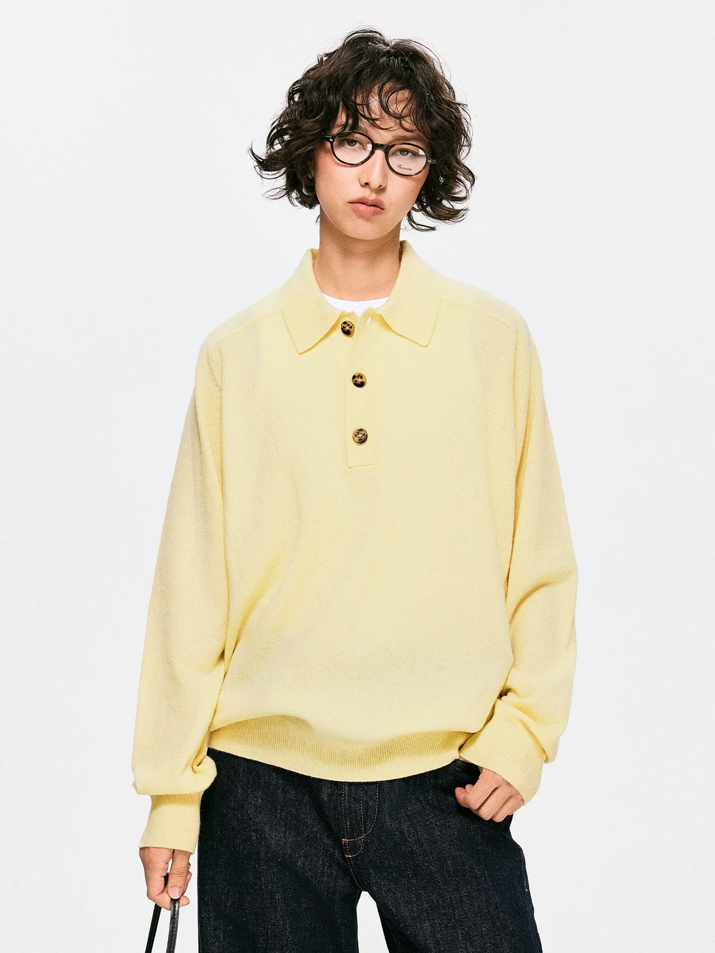 Wool-Cashmere Polo Sweater - Image 3