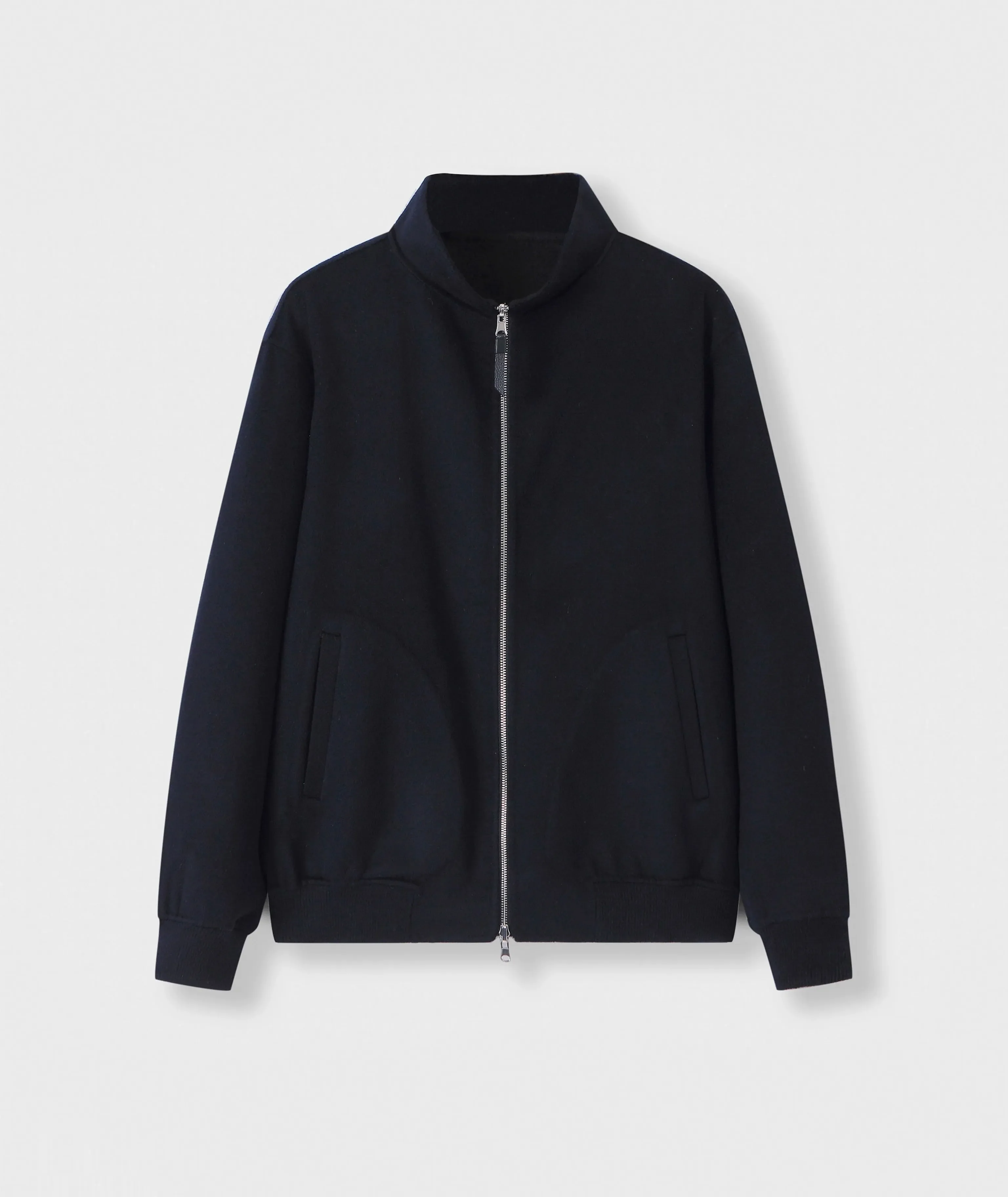 Wool-Cashmere Stand Collar Jacket - Image 5